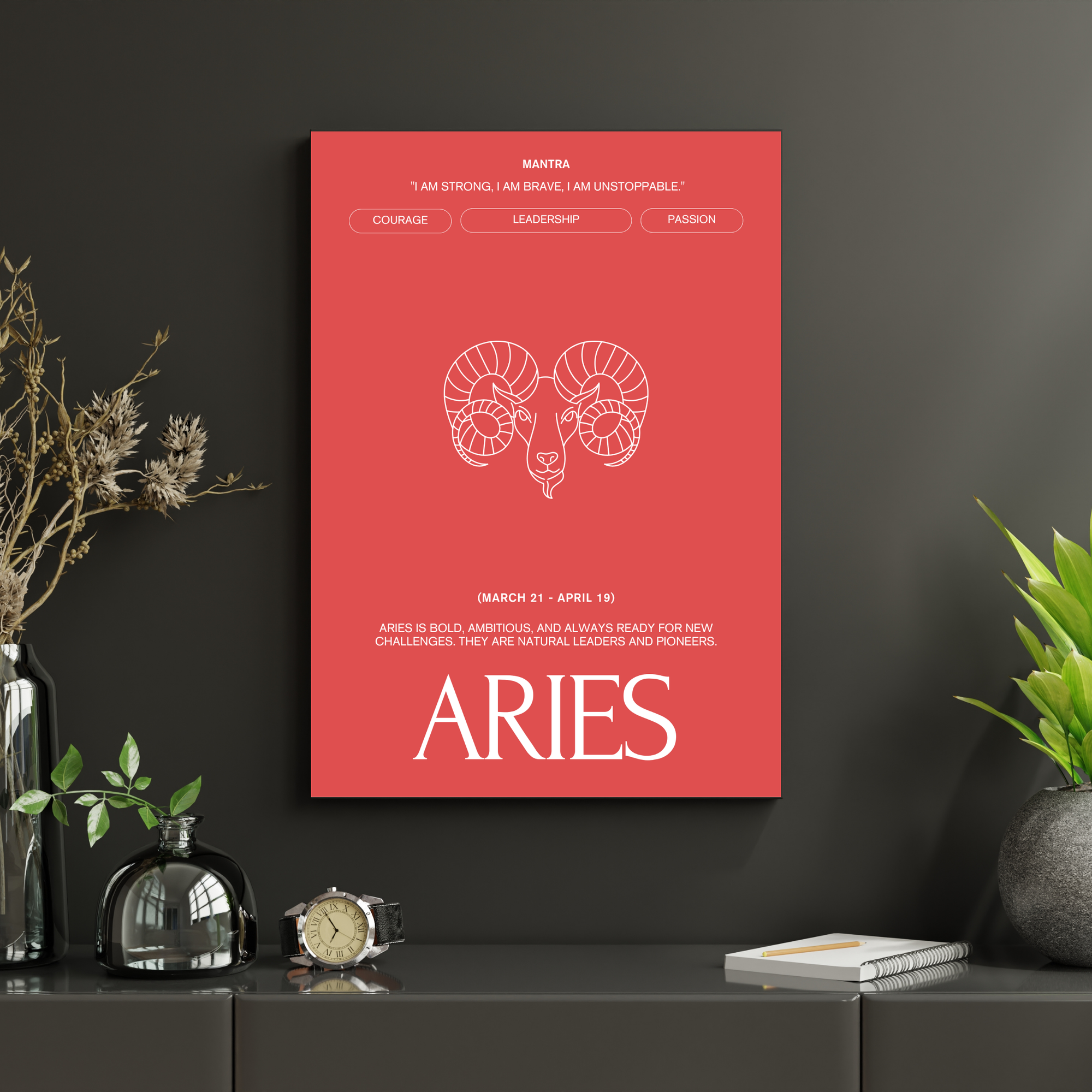 Aries | PosterStudio Zodiac Collection