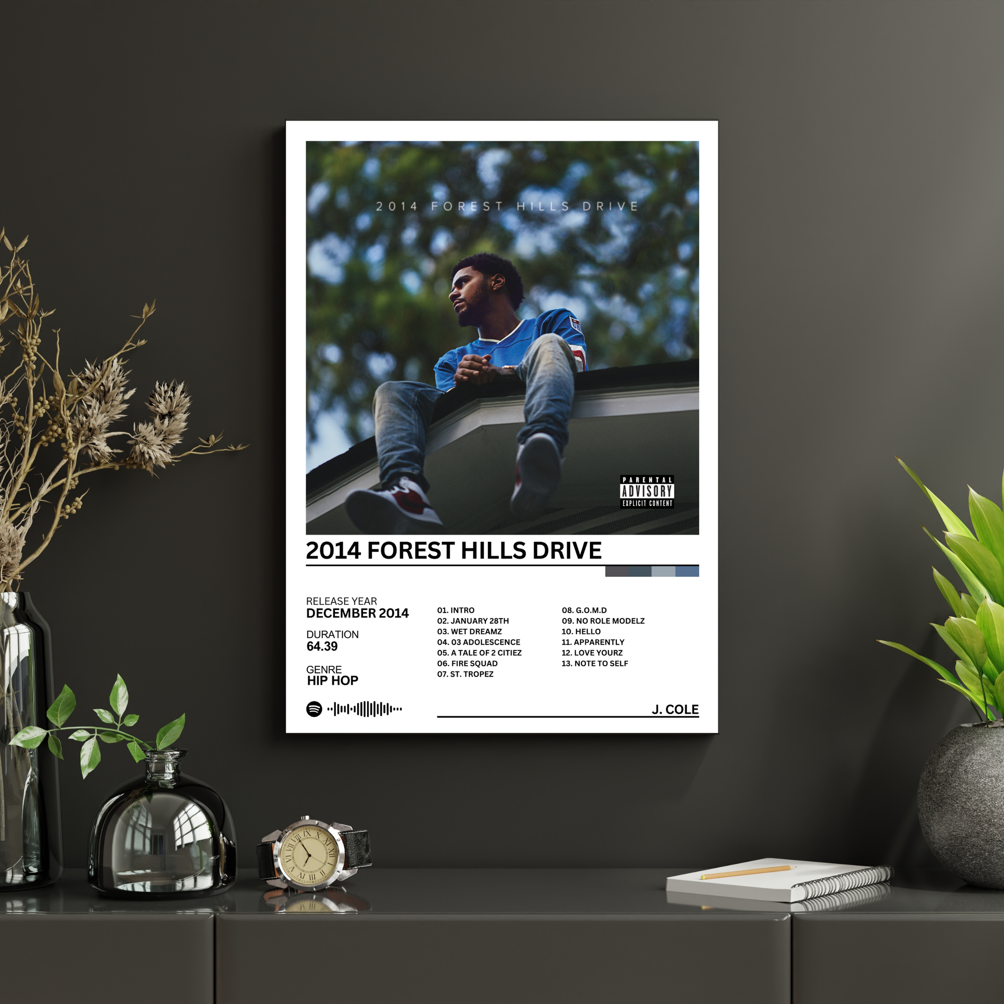 2014 Forest Hills - J.Cole | PosterStudio Album Collection