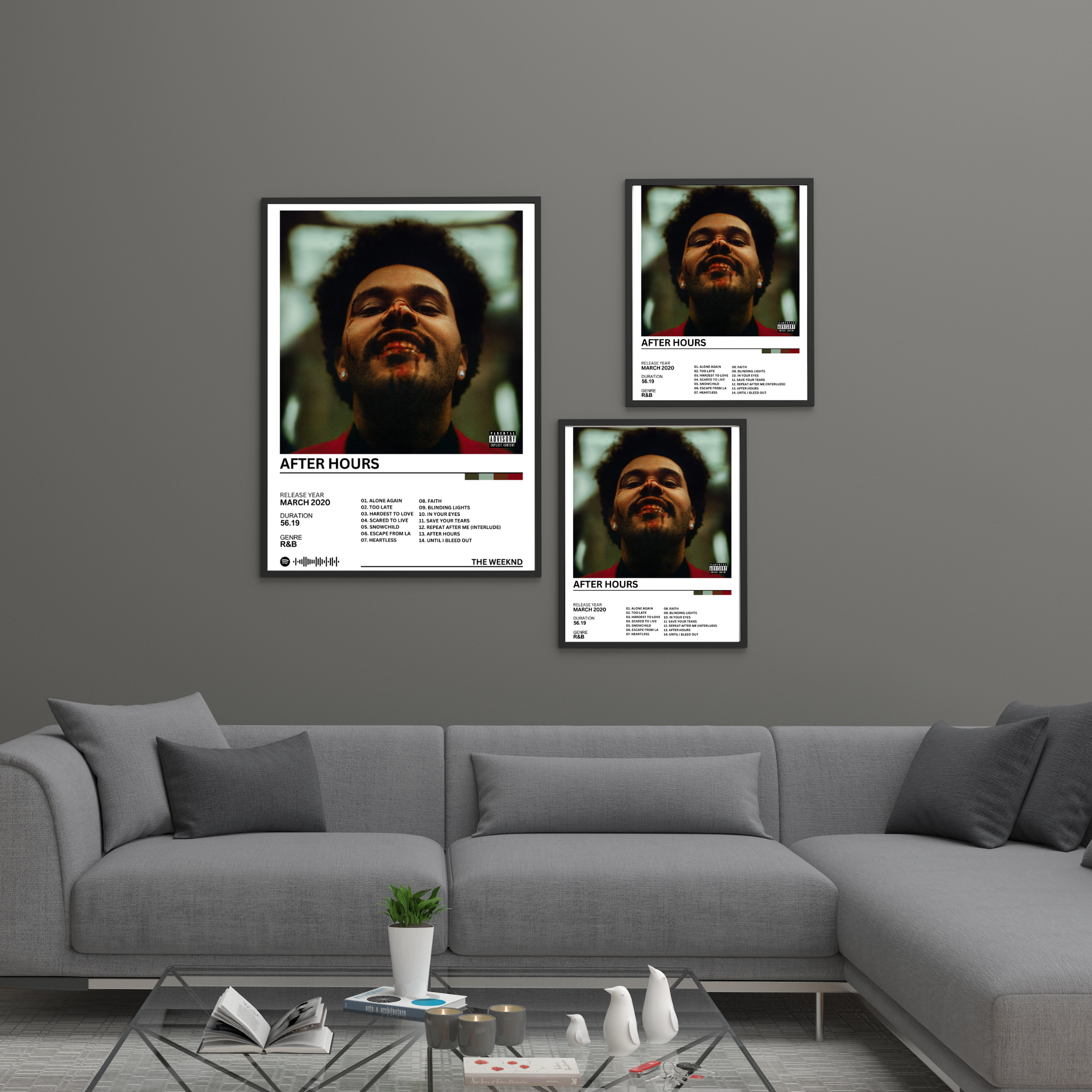 After Hours - The Weeknd | PosterStudio Album Collection