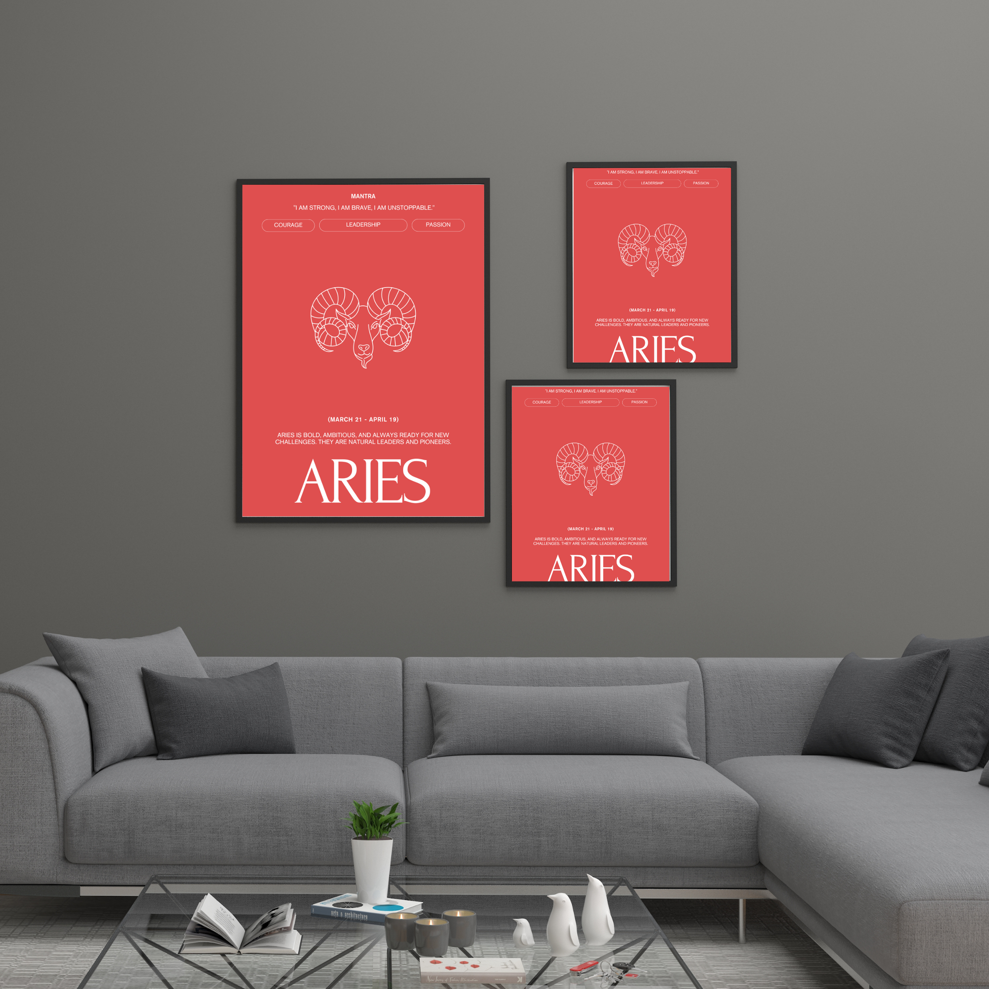 Aries | PosterStudio Zodiac Collection