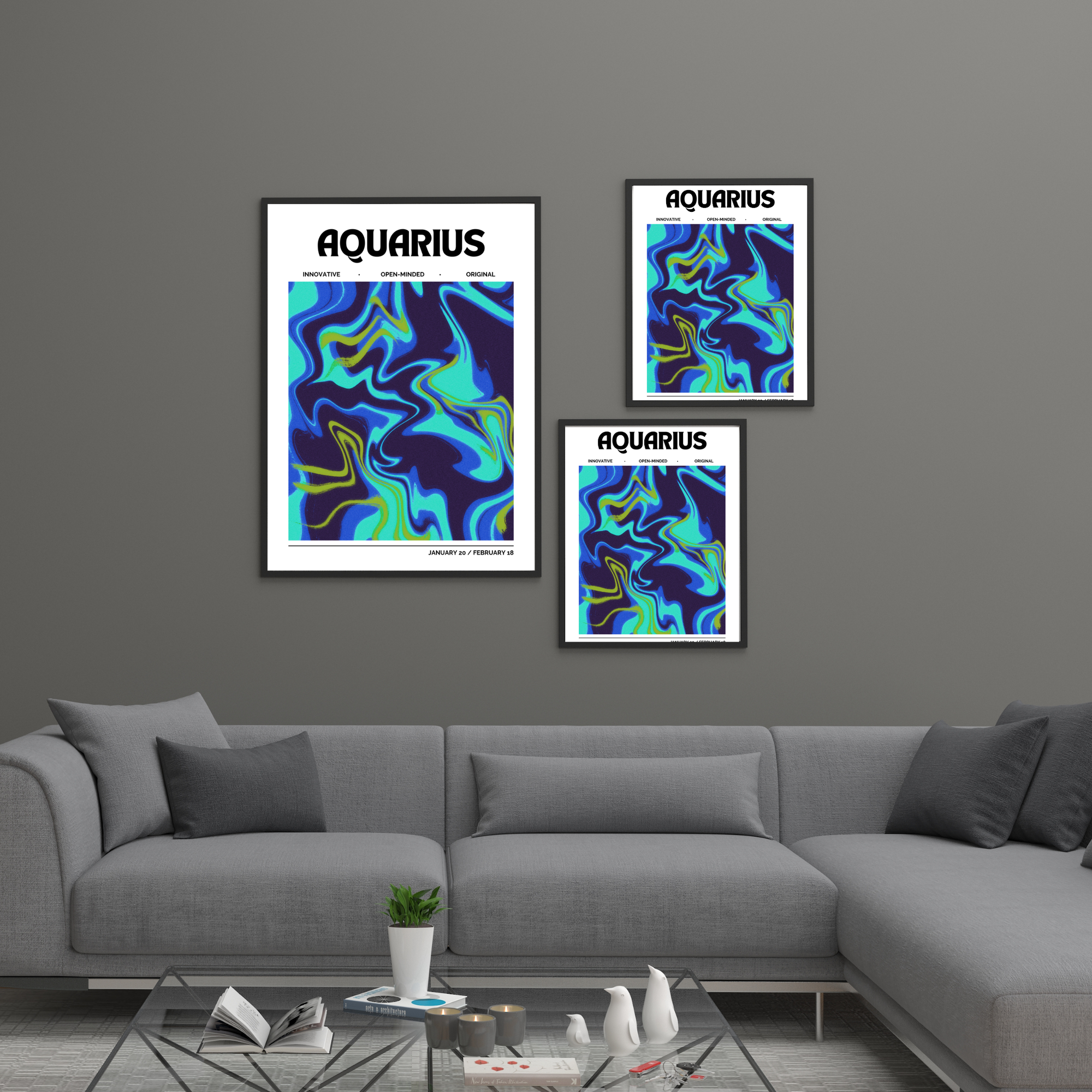 Aquarius 2 | PosterStudio Zodiac Collection