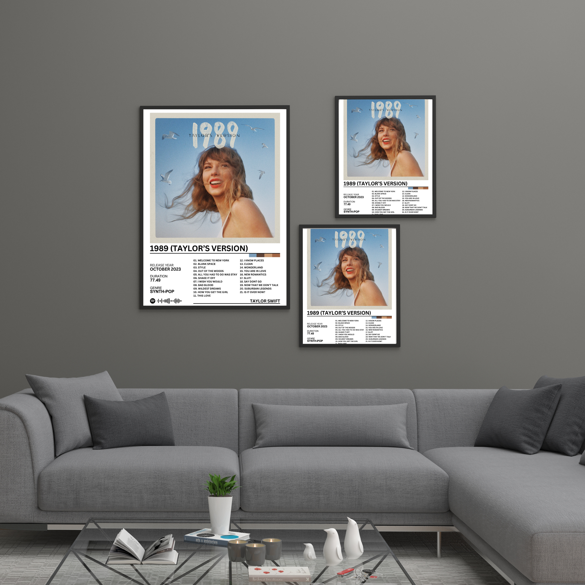 1989 (Taylor's Version) - Taylor Swift | PosterStudio Album Collection