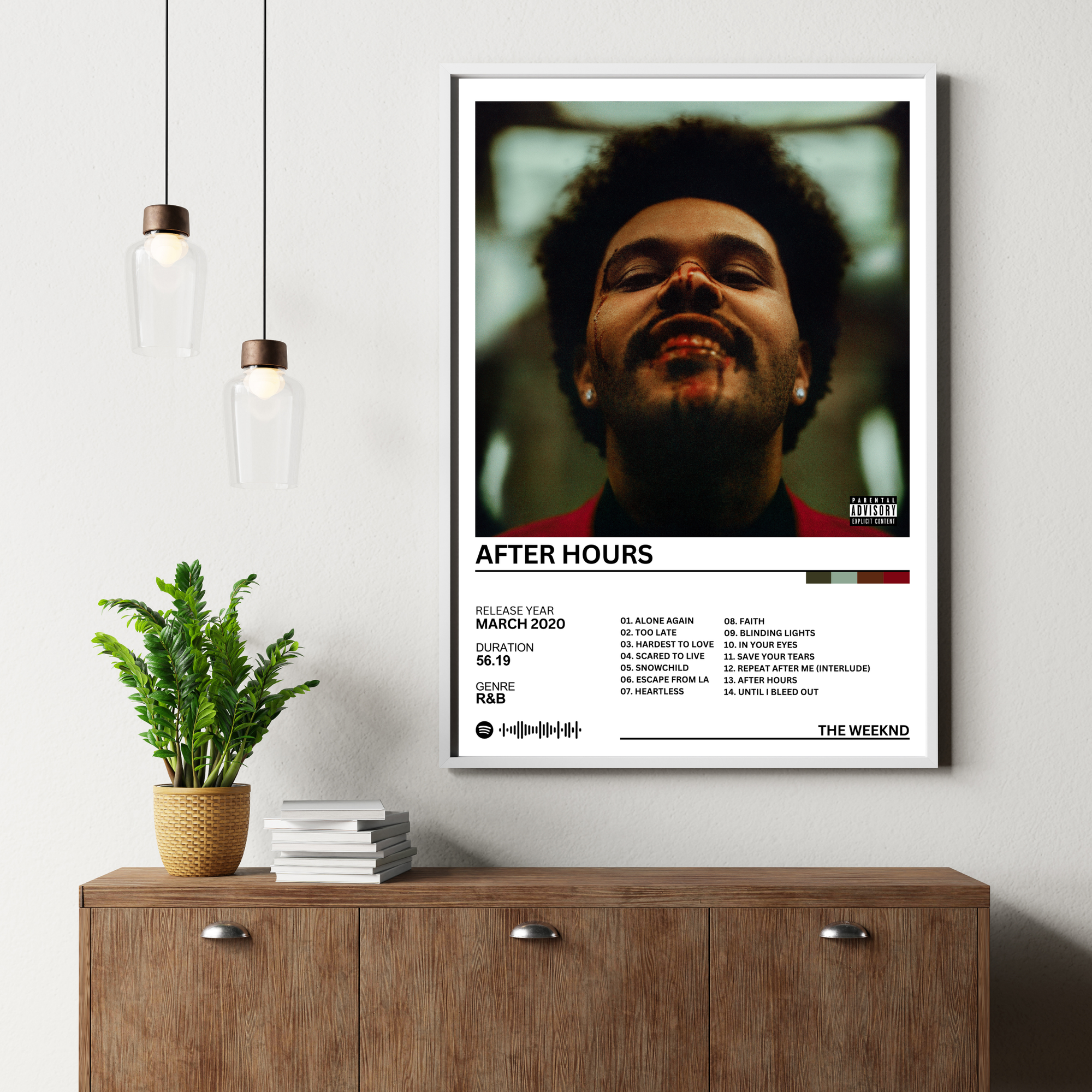 After Hours - The Weeknd | PosterStudio Album Collection