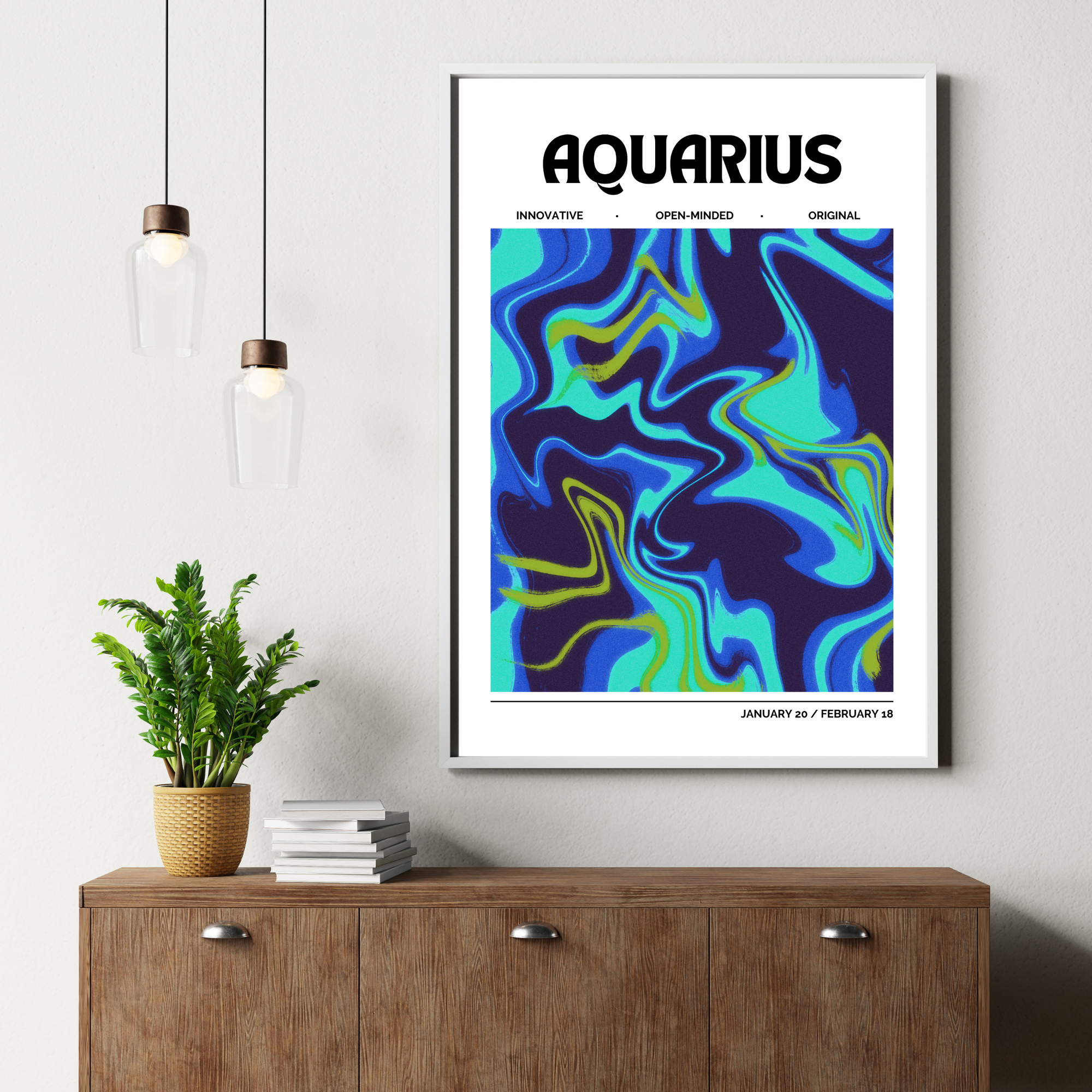 Aquarius 2 | PosterStudio Zodiac Collection