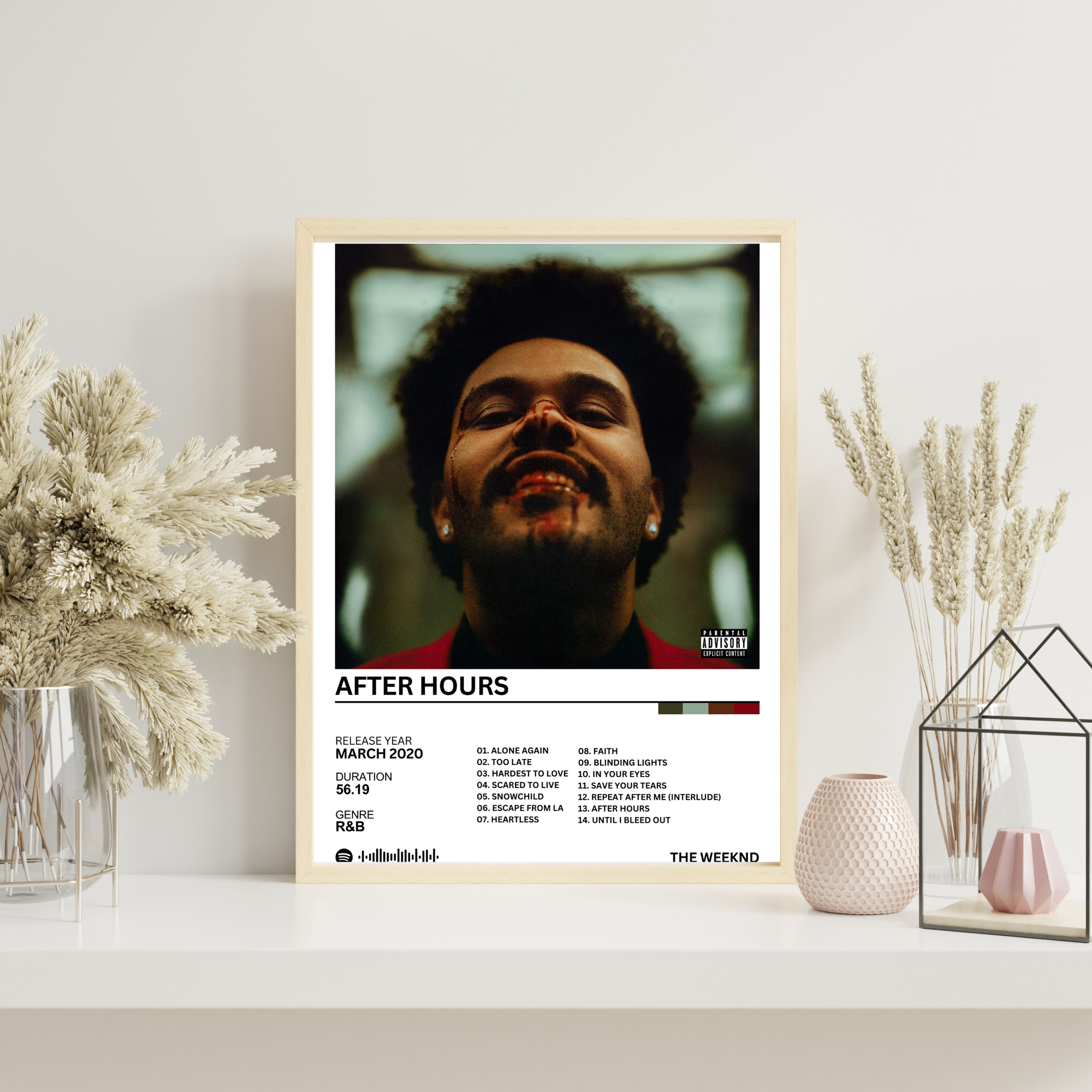 After Hours - The Weeknd | PosterStudio Album Collection