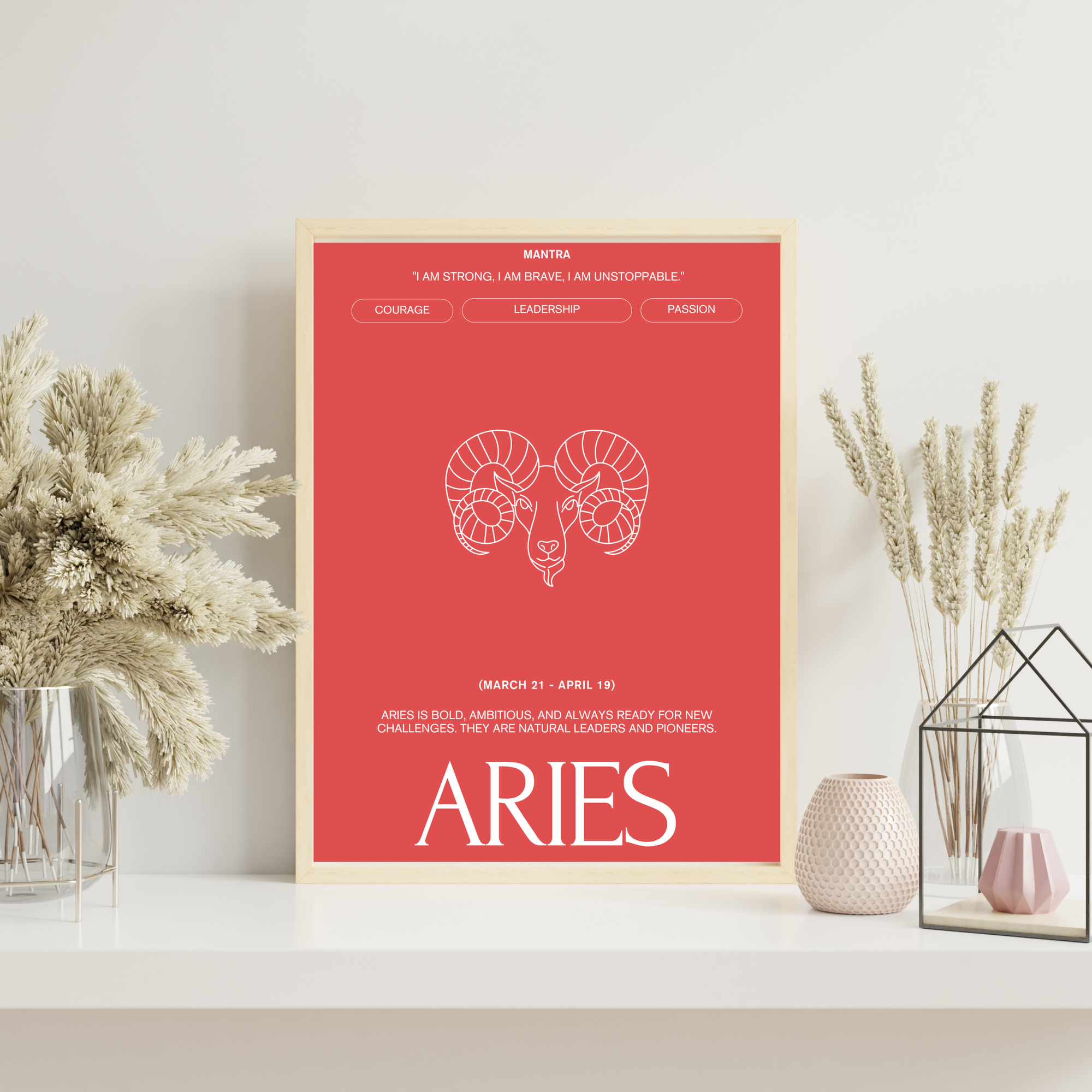 Aries | PosterStudio Zodiac Collection