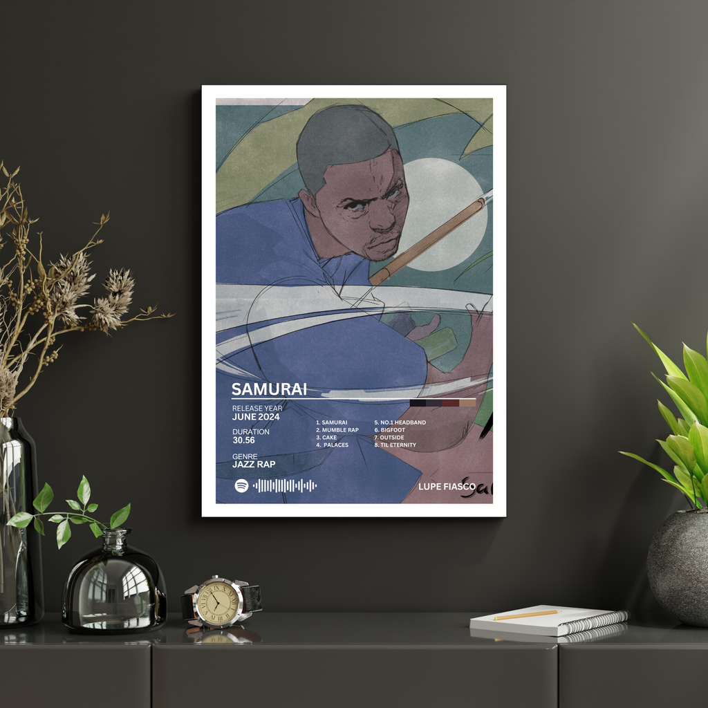 Samurai - Lupe Fiasco 2 | PosterStudio Album Collection