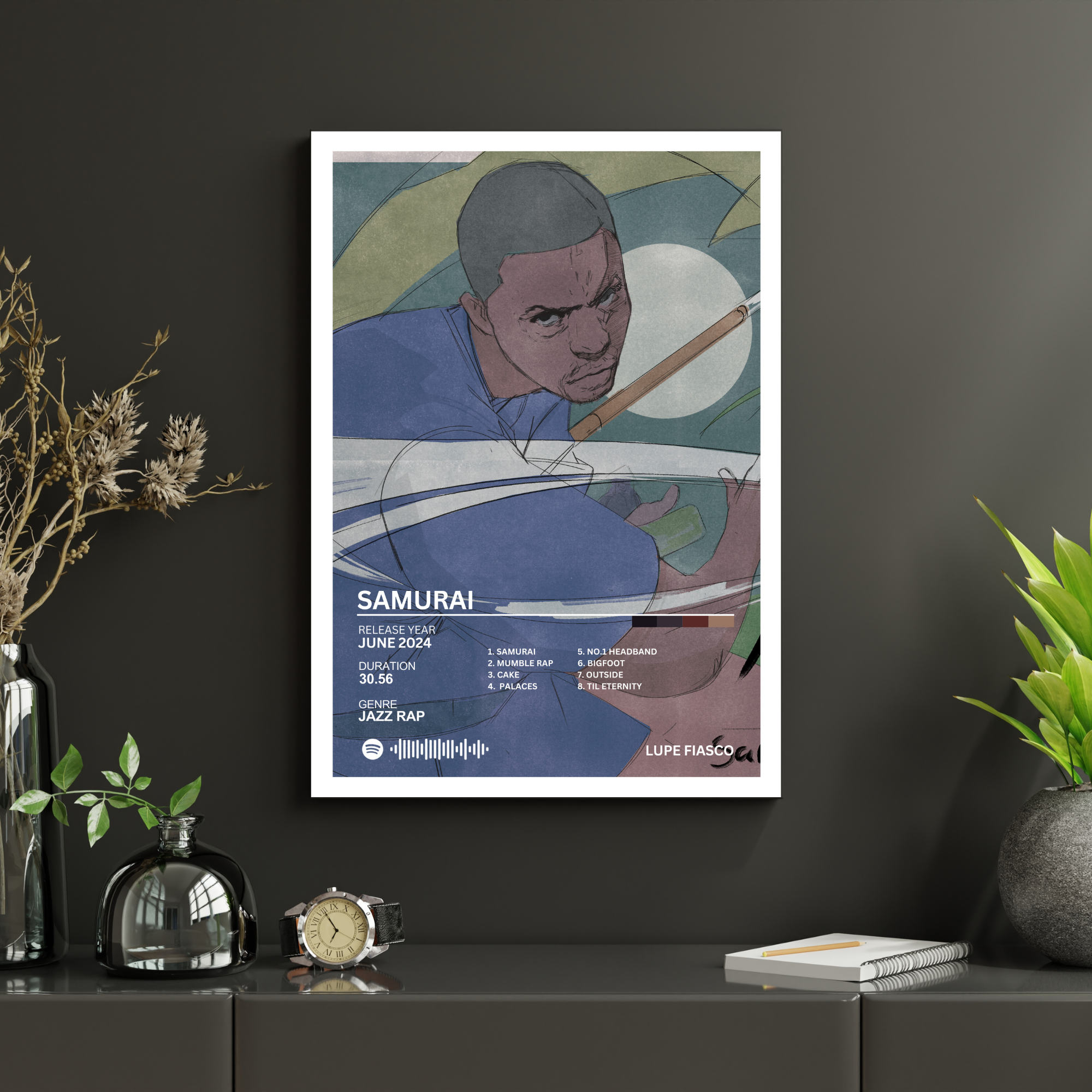 Samurai - Lupe Fiasco 2 | PosterStudio Album Collection