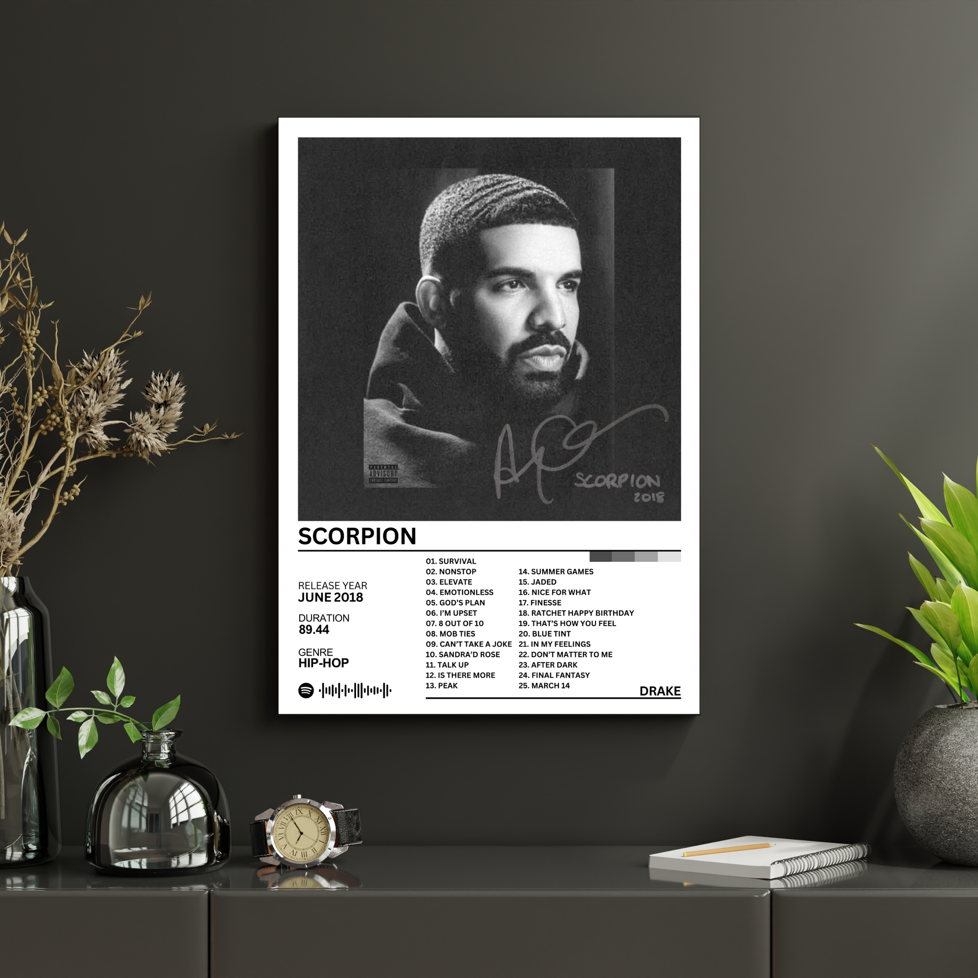 Scorpion - Drake | PosterStudio Album Collection