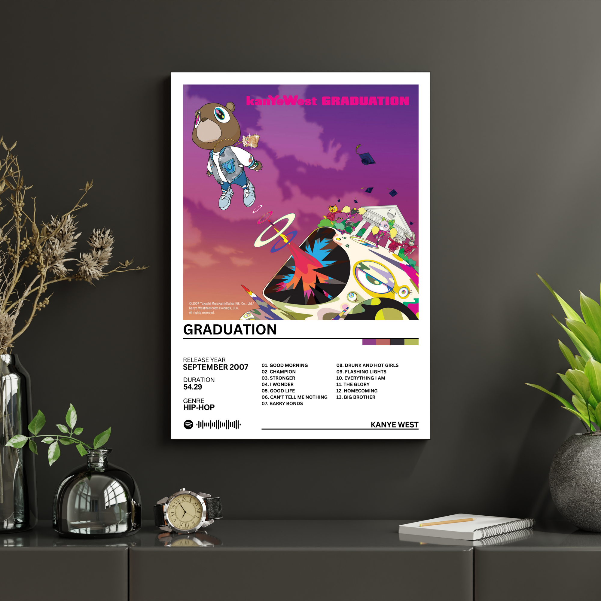 Graduation - Kanye West | PosterStudio Album Collection