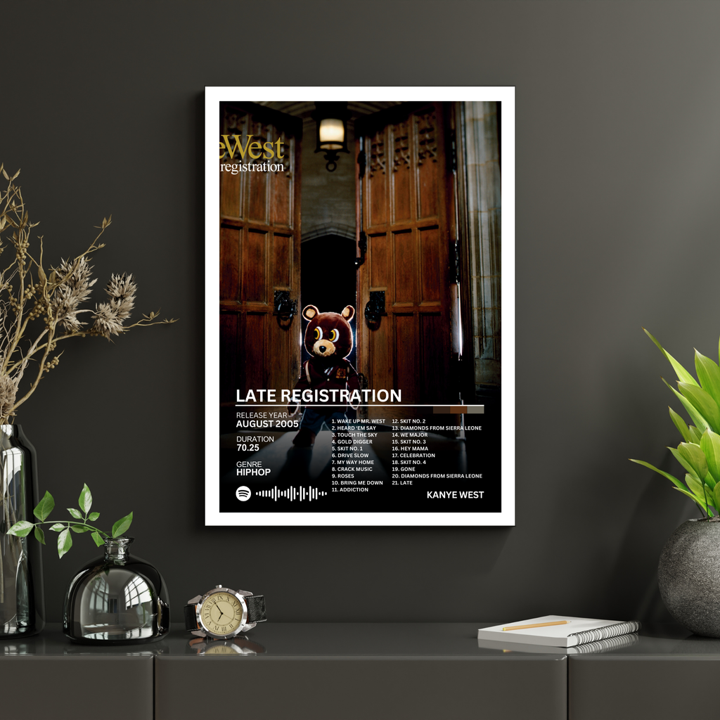 Late Registration - Kanye West 2 | PosterStudio Album Collection