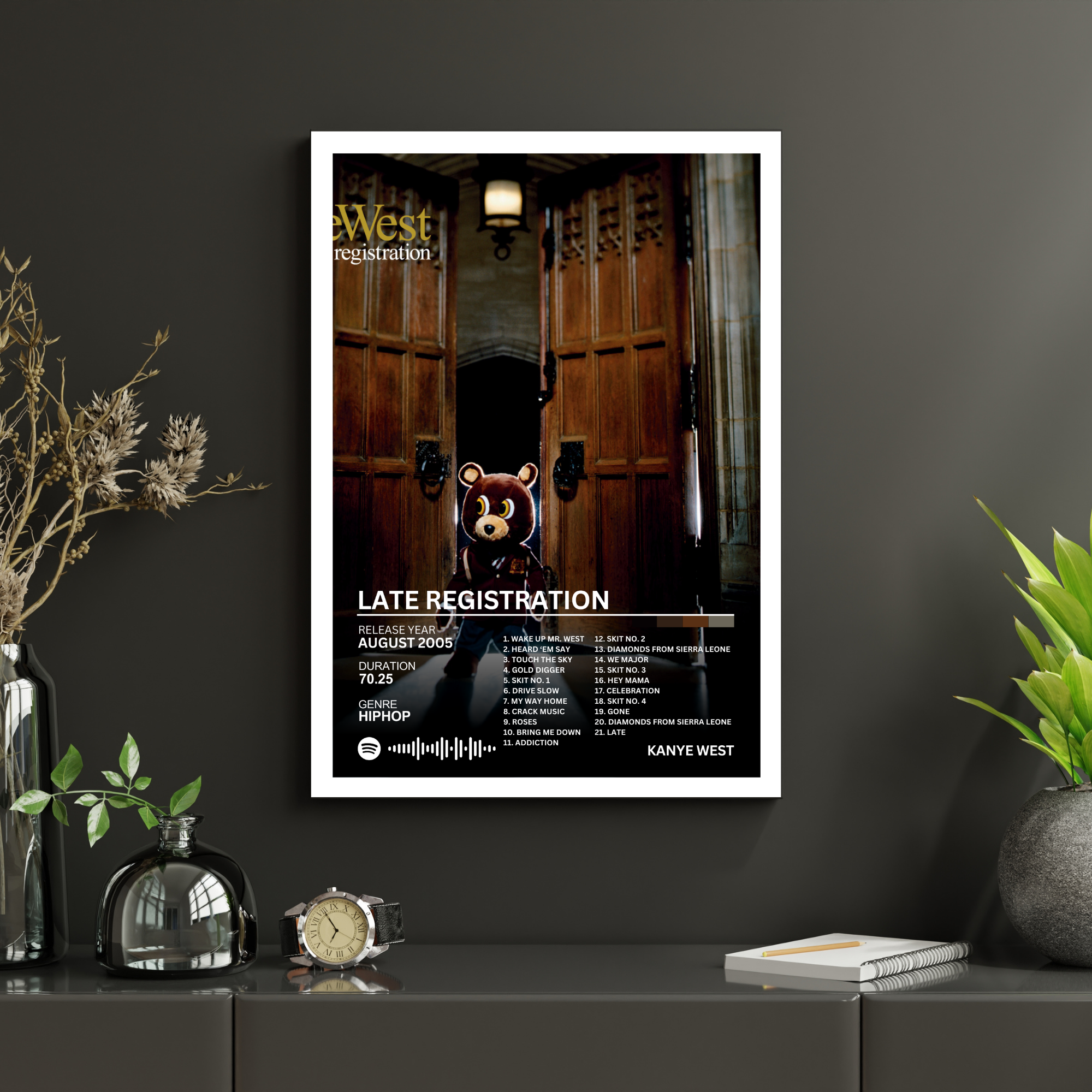 Late Registration - Kanye West 2 | PosterStudio Album Collection