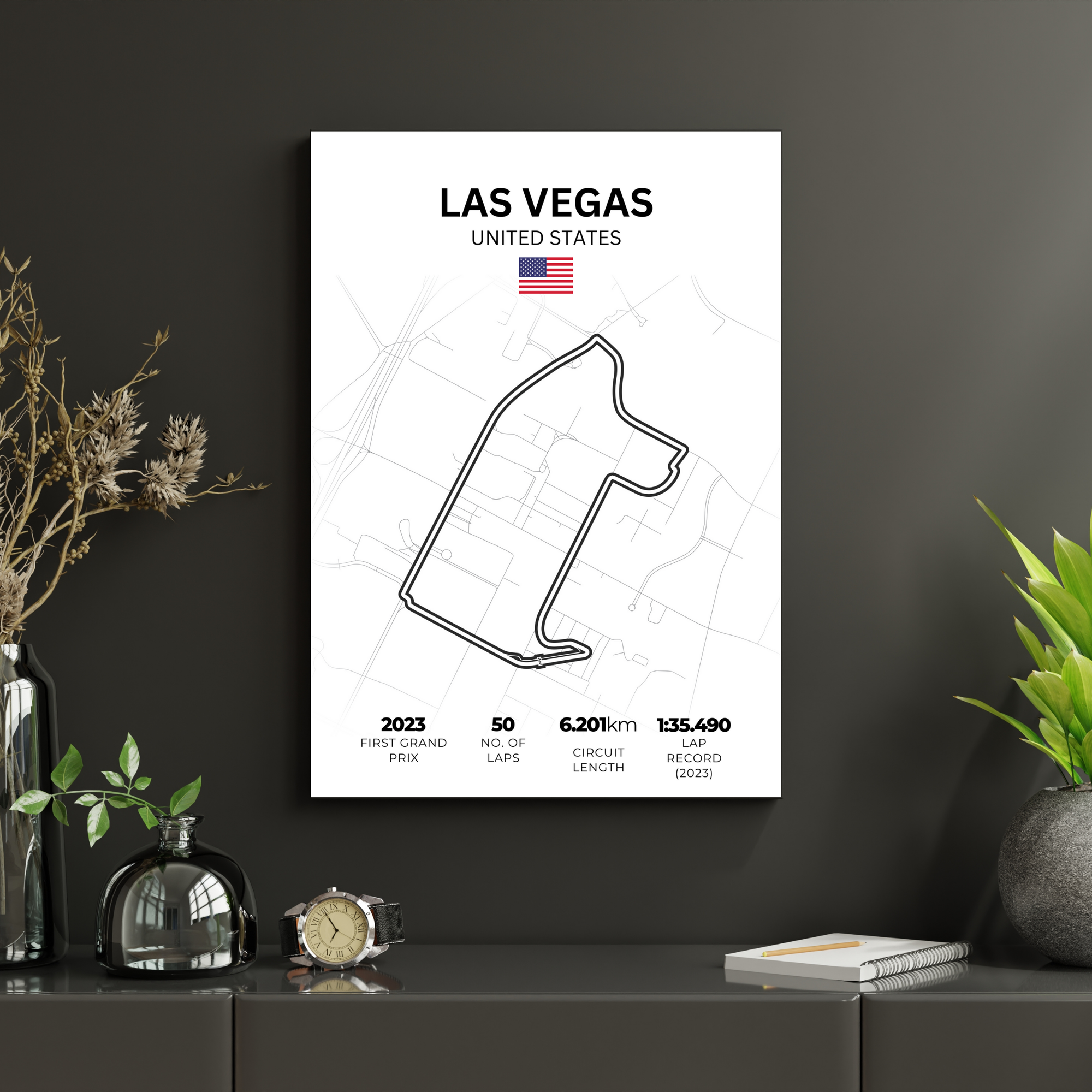 Las Vegas | PosterStudio Formula One Collection