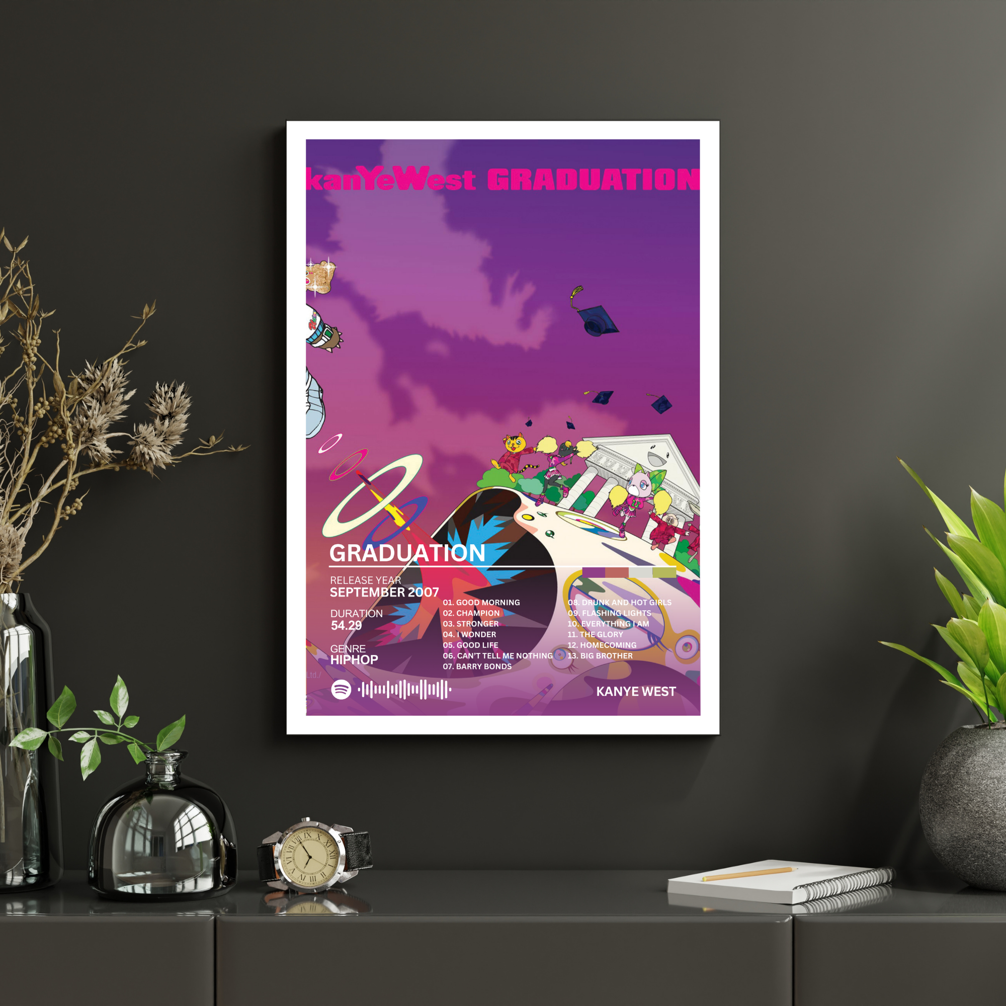 Graduation - Kanye West 2 | PosterStudio Album Collection