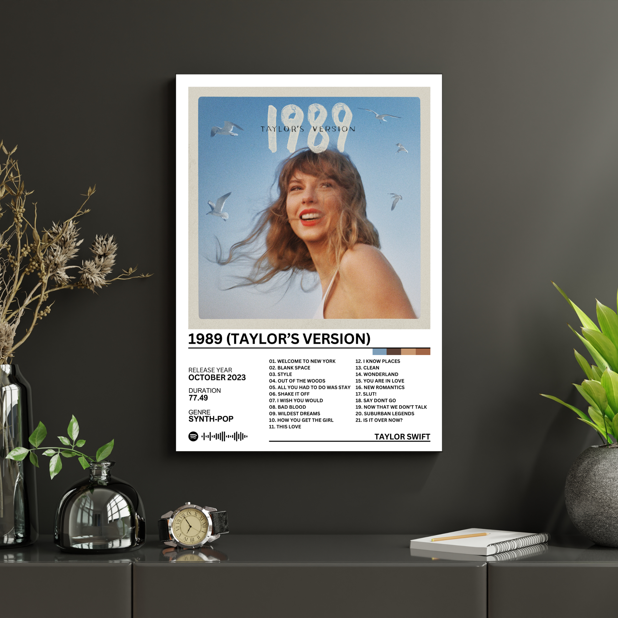 1989 (Taylor's Version) - Taylor Swift | PosterStudio Album