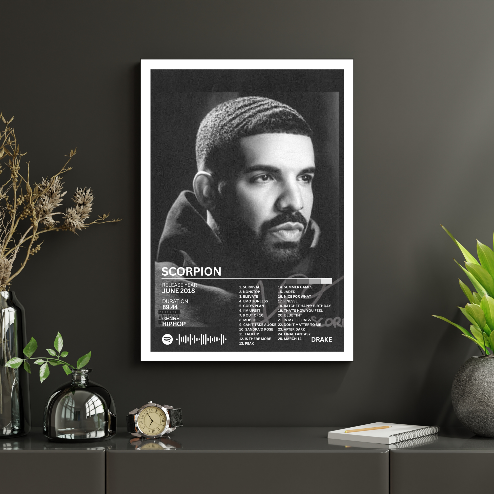 Scorpion - Drake 2 | PosterStudio Album Collection