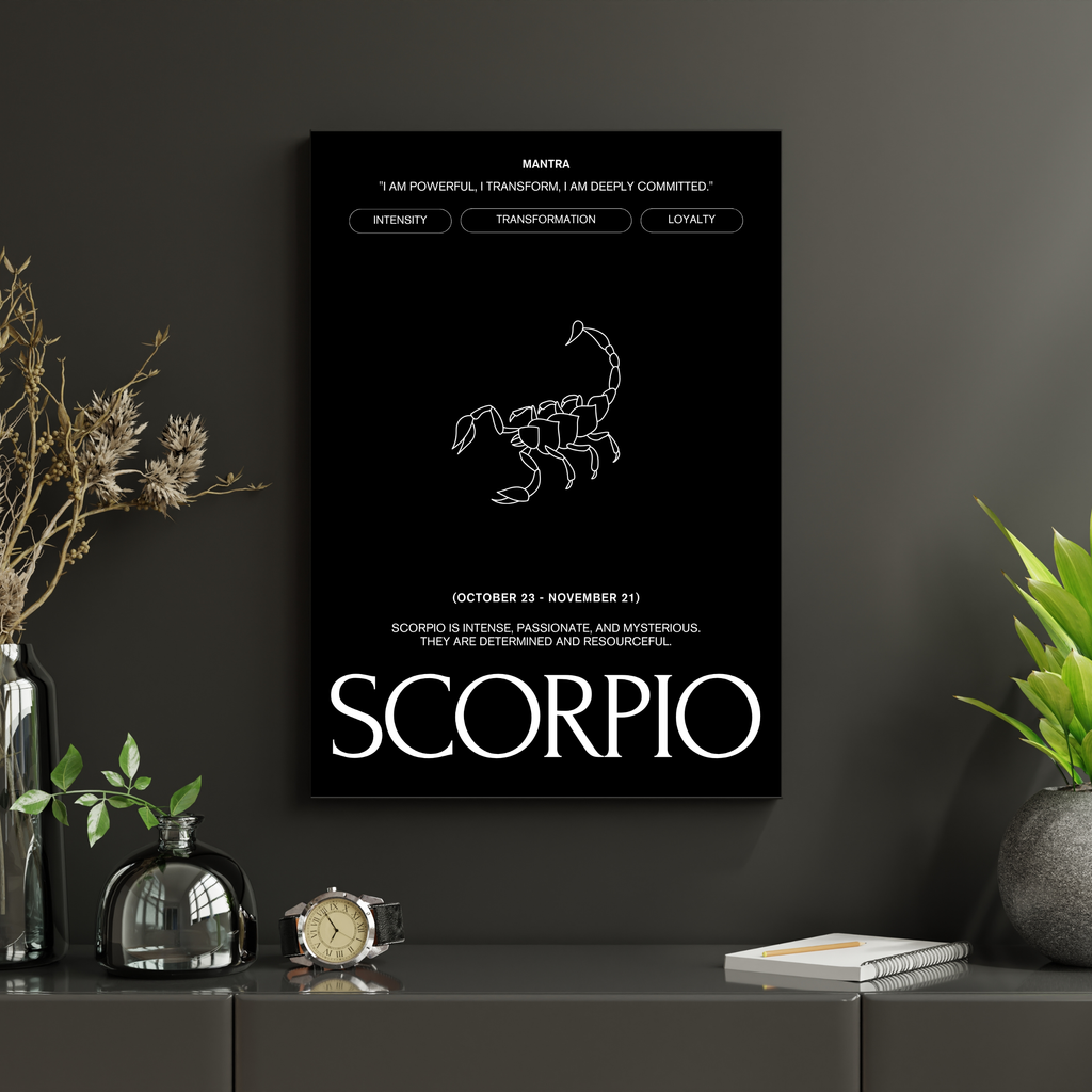 Scorpio | PosterStudio Zodiac Collection