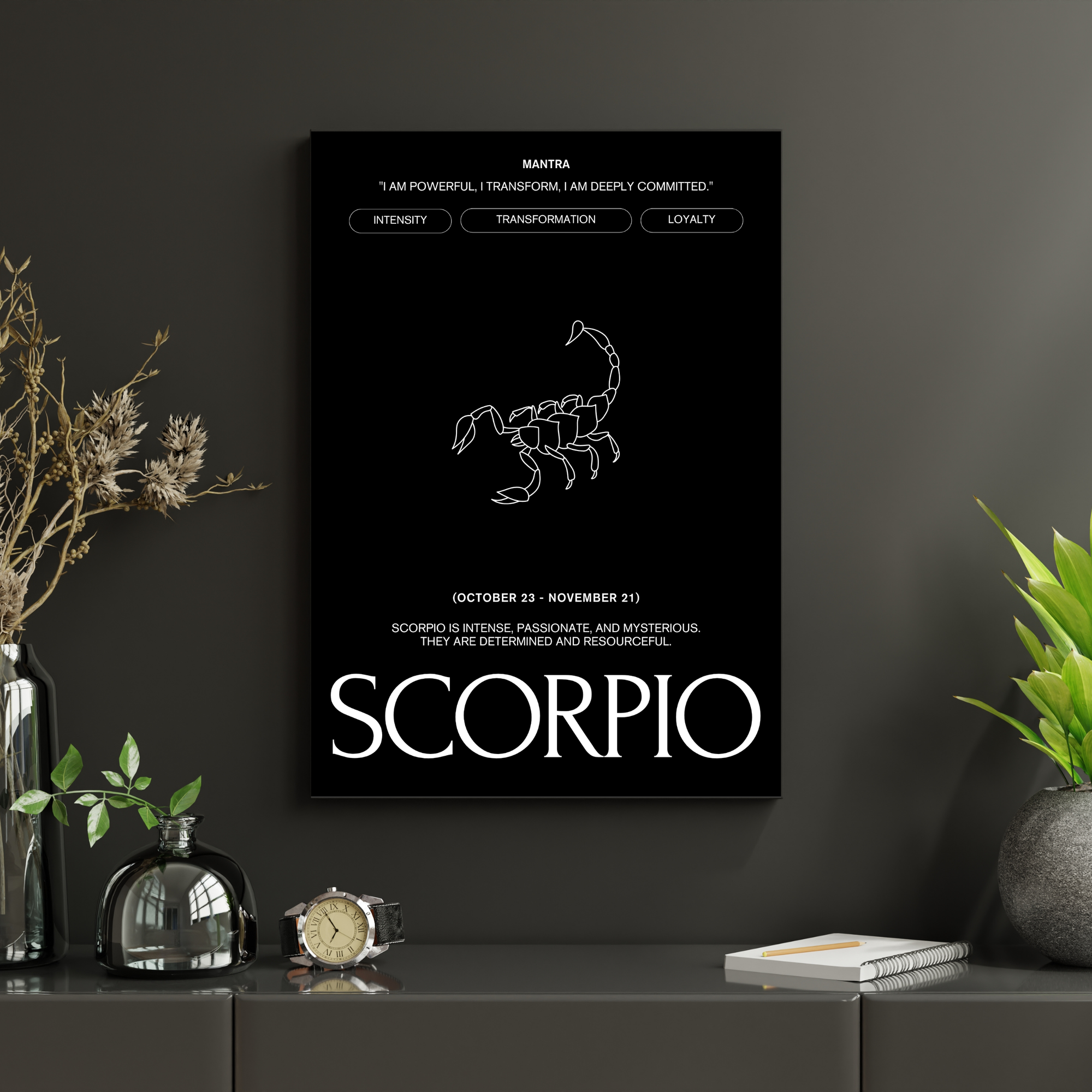 Scorpio | PosterStudio Zodiac Collection