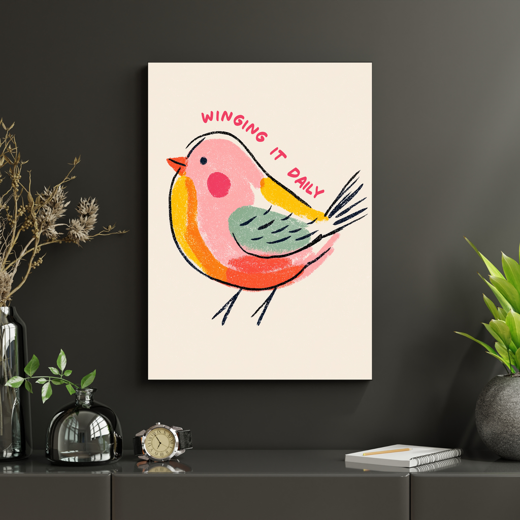 Winging it Daily | PosterStudio Dopamine Collection