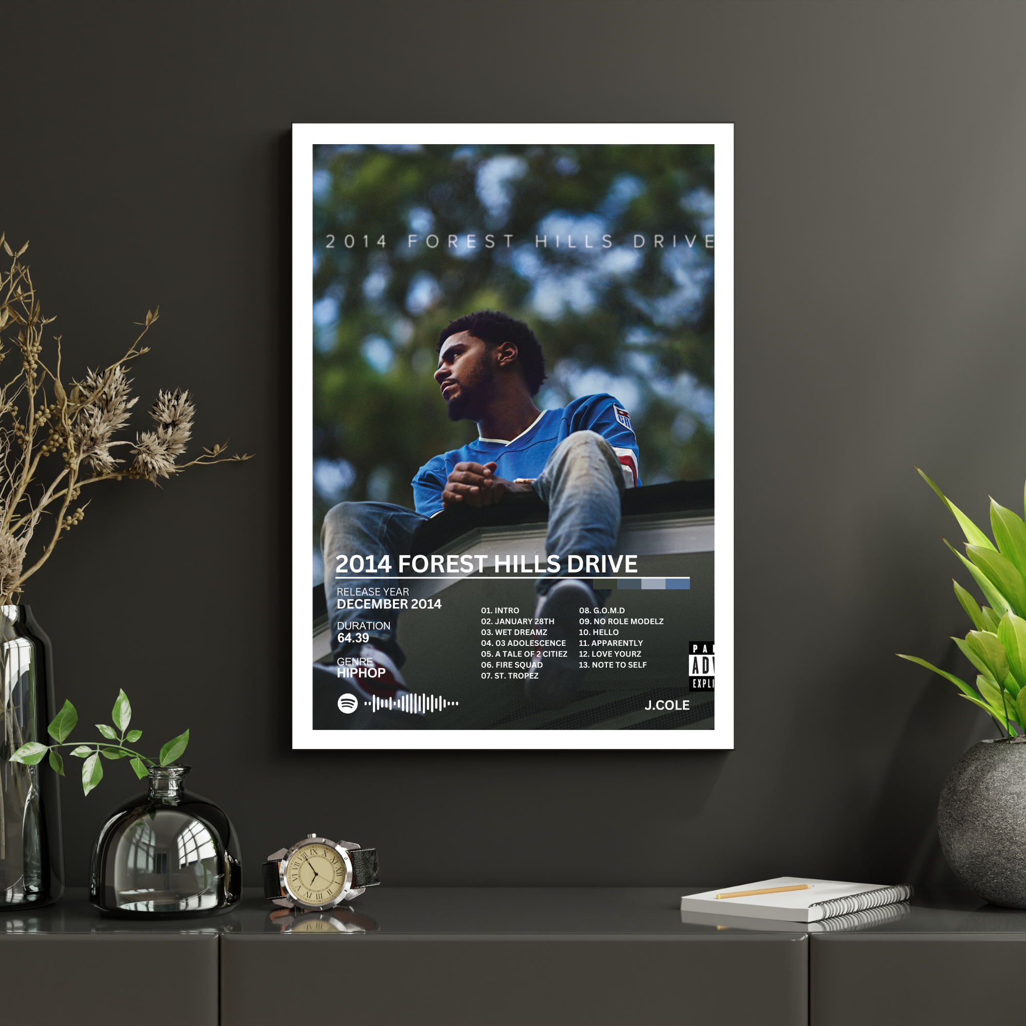 2014 Forest Hills Drive - J.Cole 2 | PosterStudio Album Collection