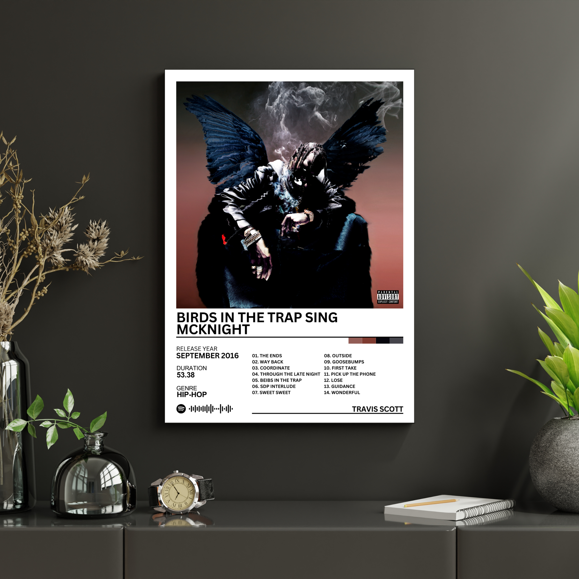 Birds in the Trap Sing McKnight - Travis Scott | PosterStudio Album Collection