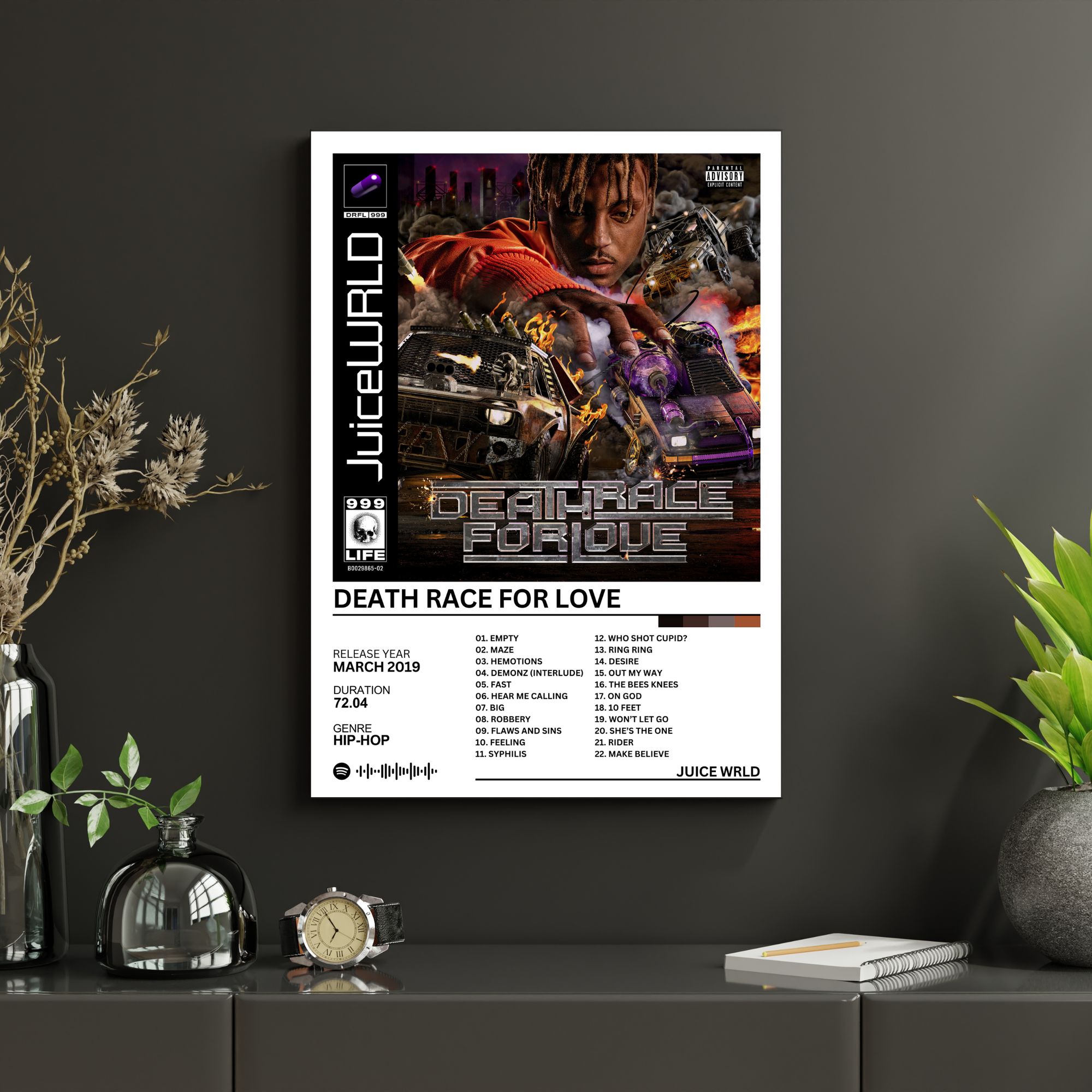 Death Race For Love - Juice Wrld | PosterStudio Album Collection