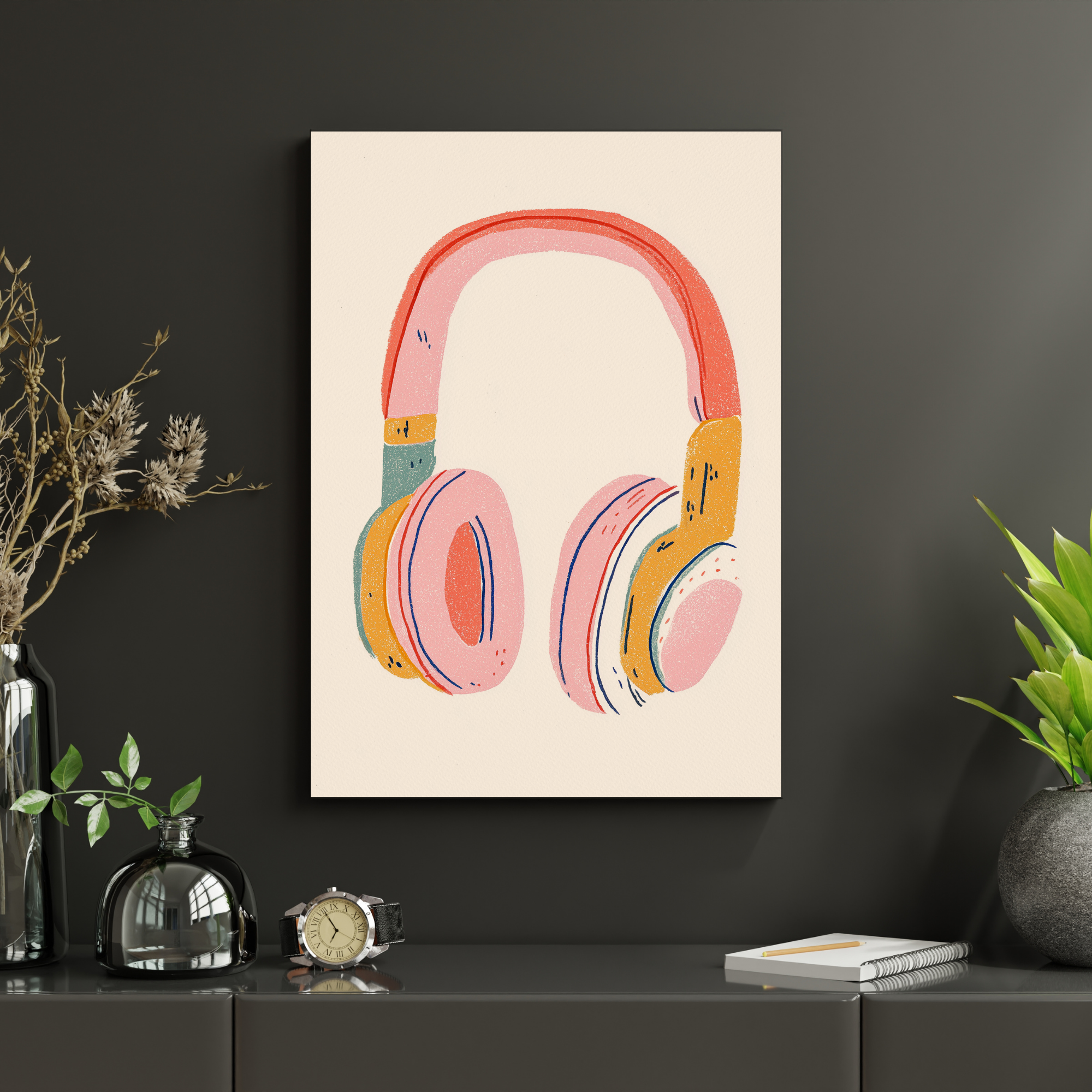 Headphones | PosterStudio Dopamine Collection