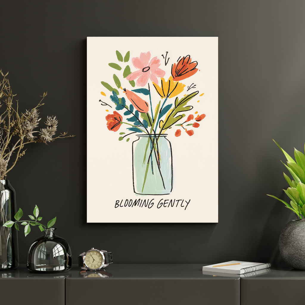 Flowers in Vase | PosterStudio Dopamine Collection