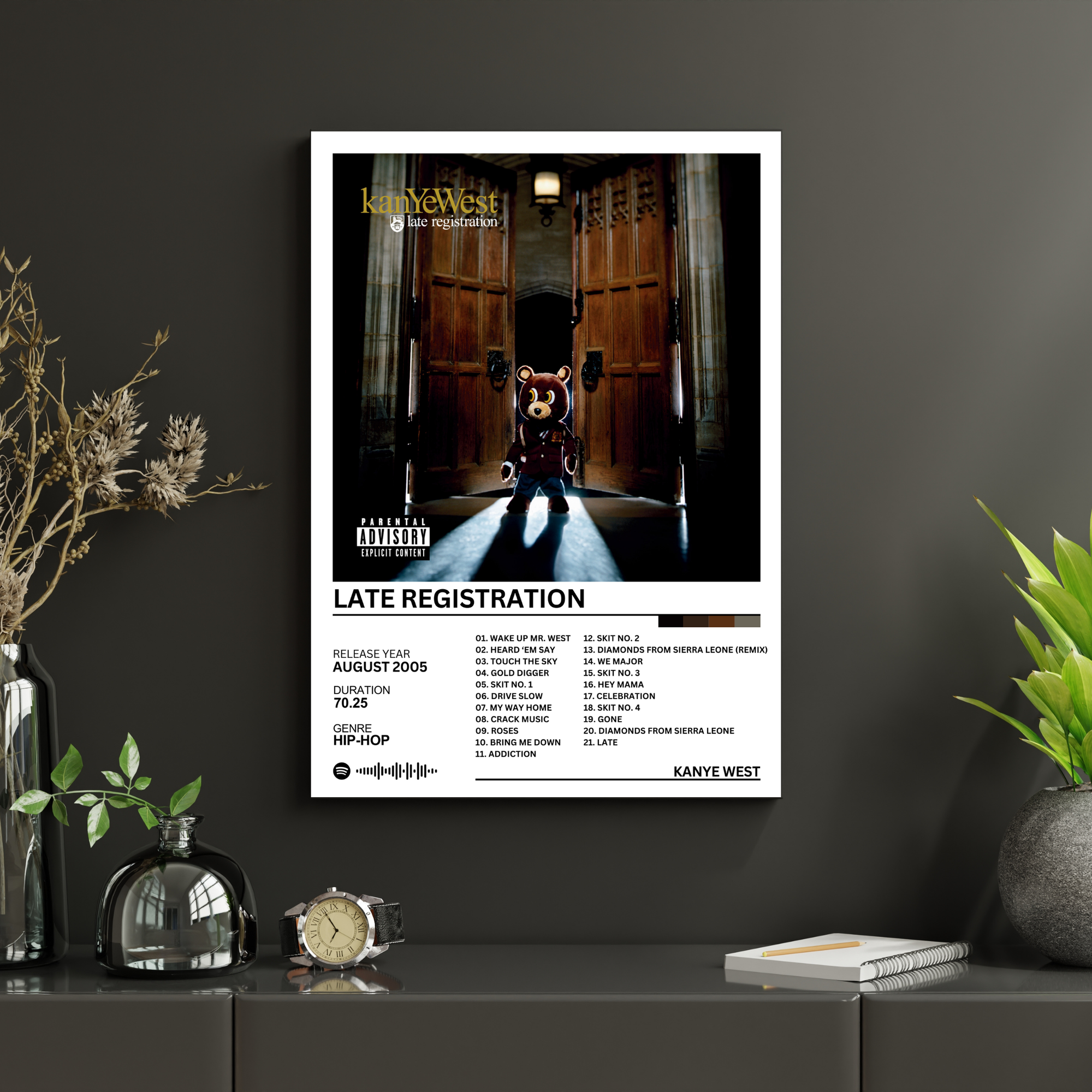 Late Registration - Kanye West | PosterStudio Album Collection