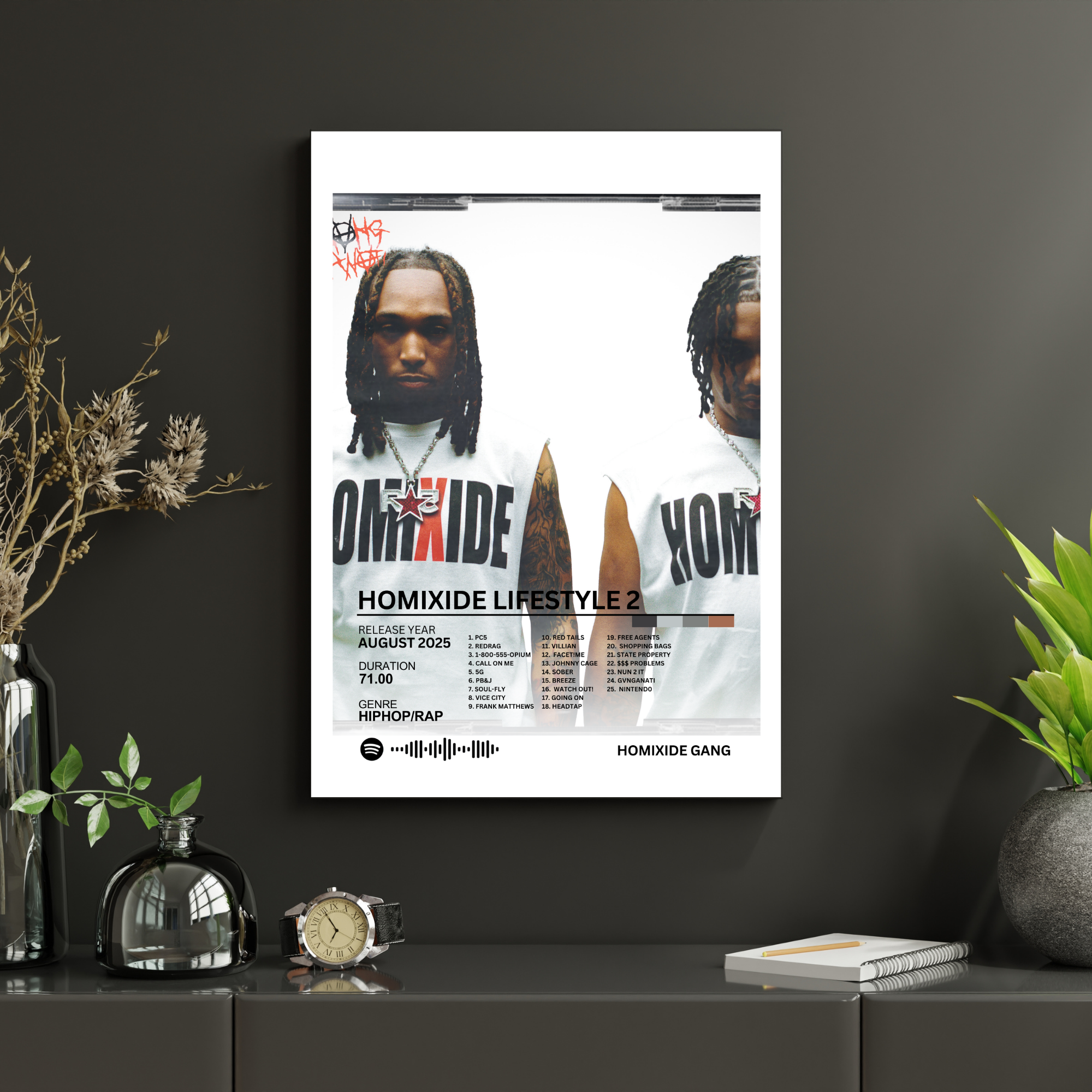 Homixide Lifestyle 2 - Homixide Gang | PosterStudio Album Collection