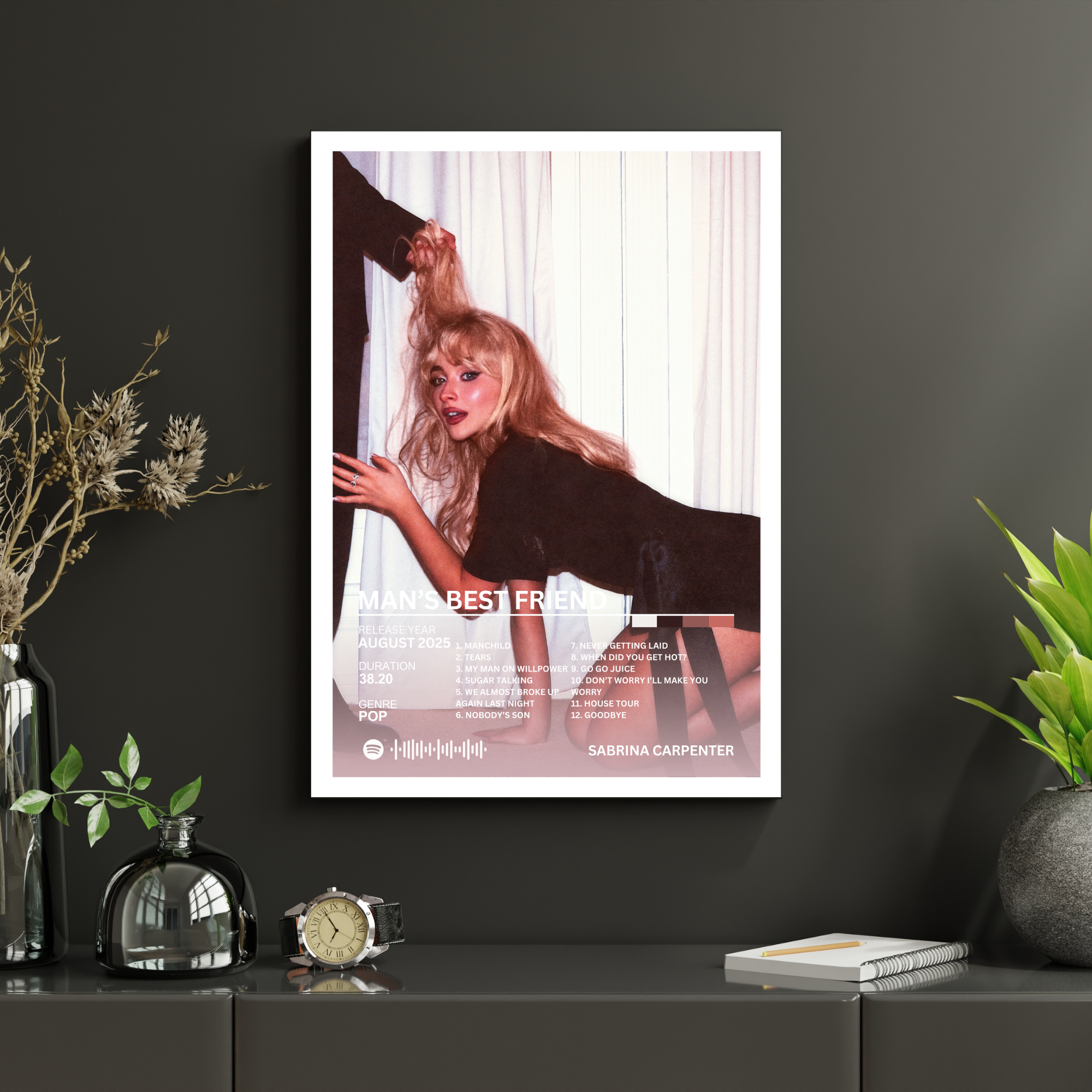 Man's Best Friend - Sabrina Carpenter 2 | PosterStudio Album Collection
