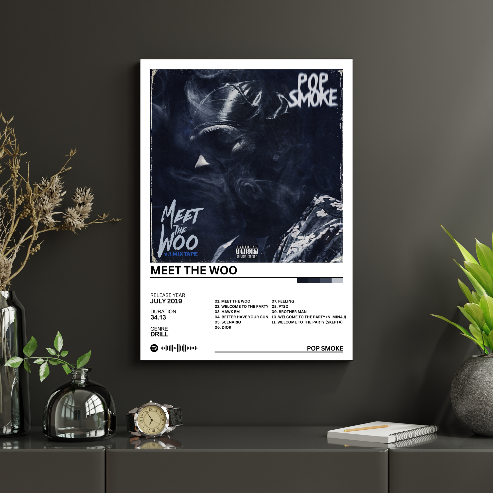Meet the Woo - Pop Smoke | PosterStudio Album Collection