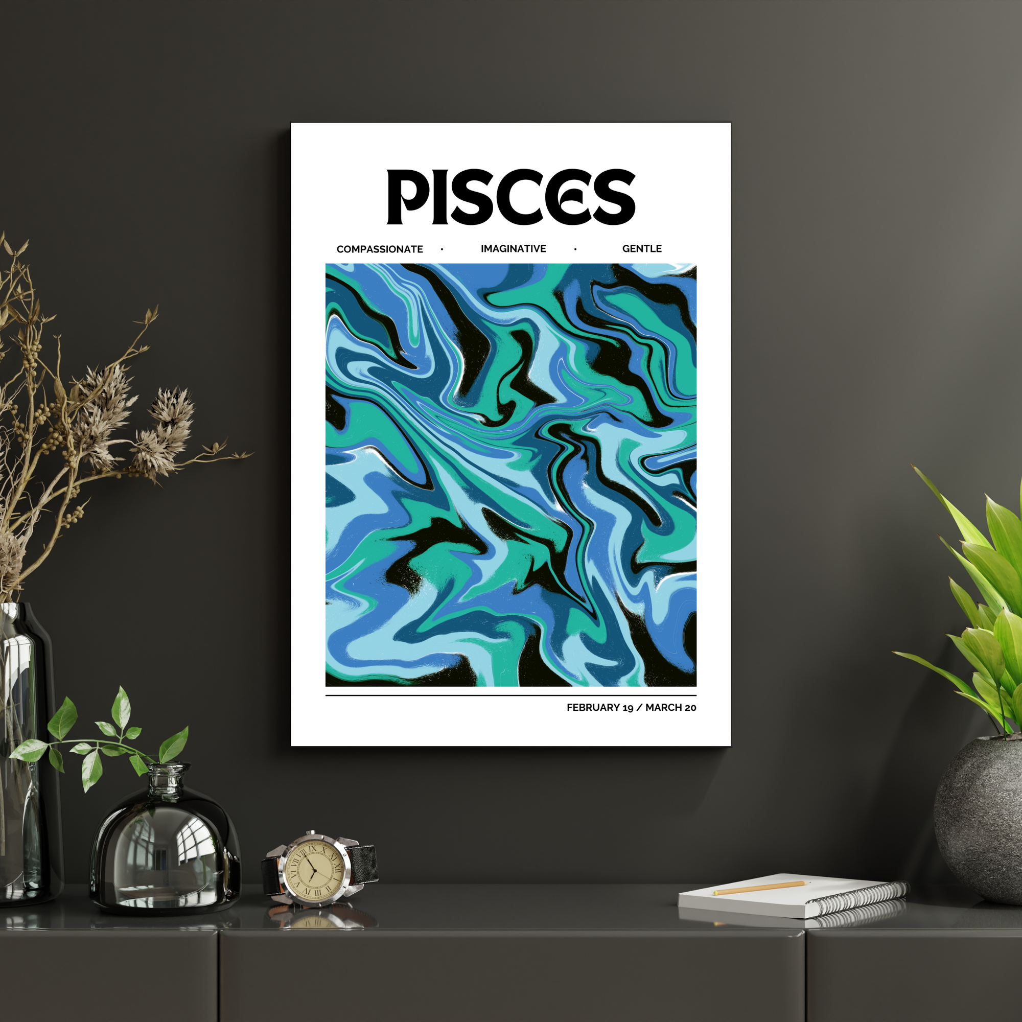 Pisces 2 | PosterStudio Zodiac Collection