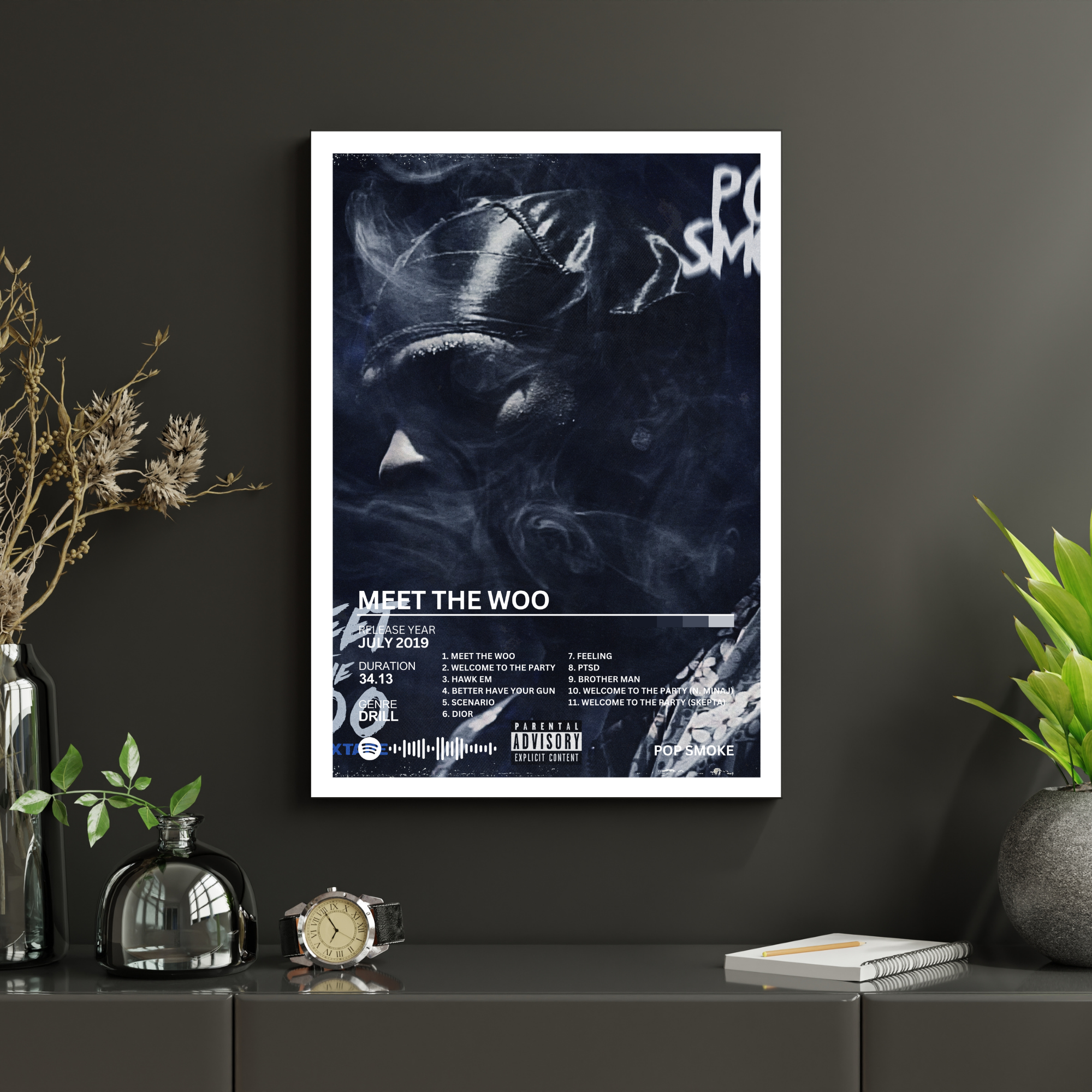 Meet the Woo - Pop Smoke 2 | PosterStudio Album Collection