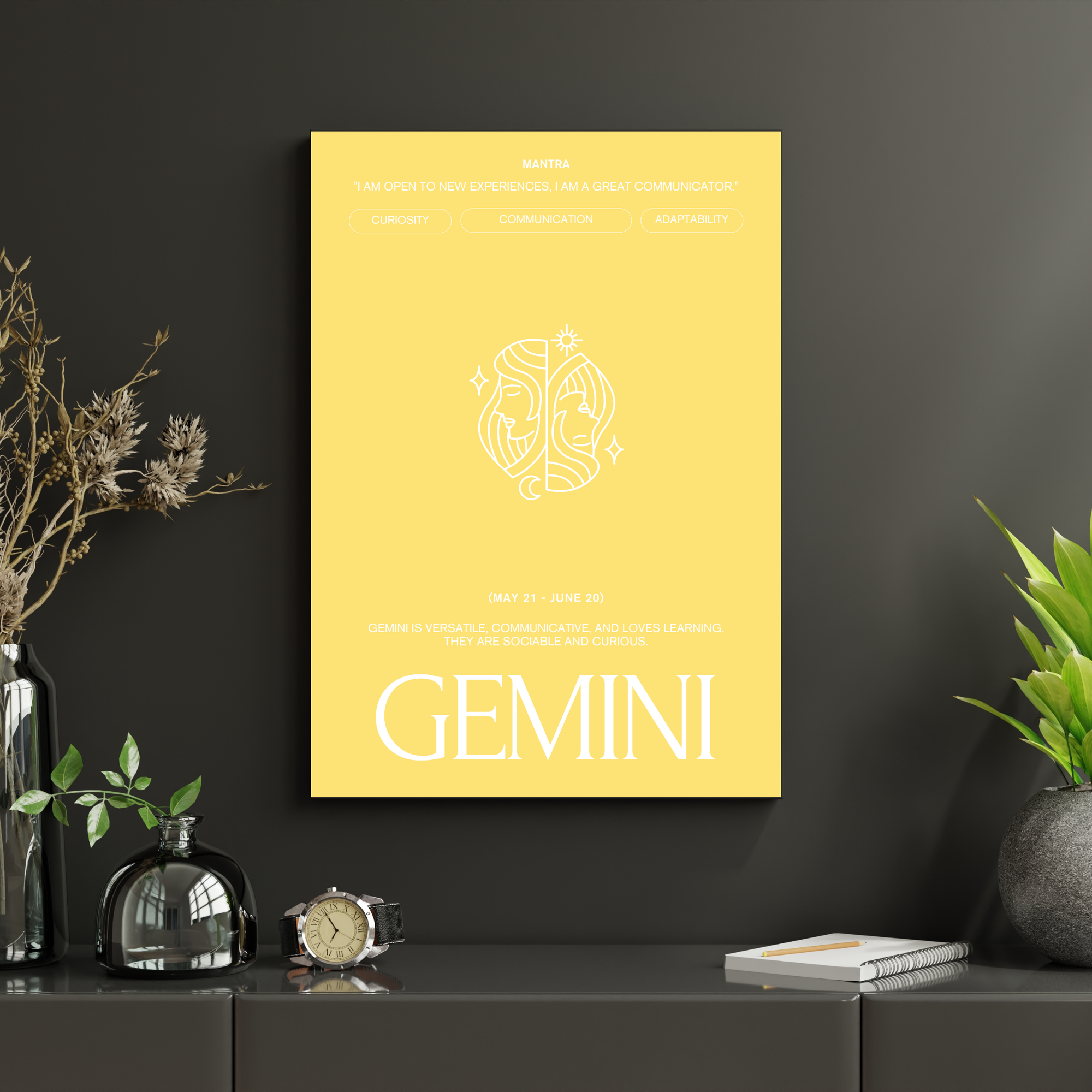 Gemini | PosterStudio Zodiac Collection