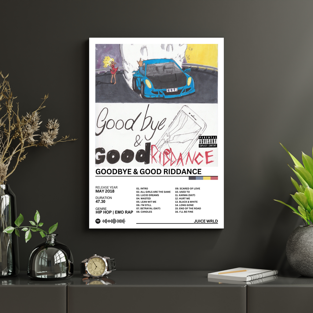 Goodbye & Goodridance - Juice Wrld | PosterStudio Album Collection