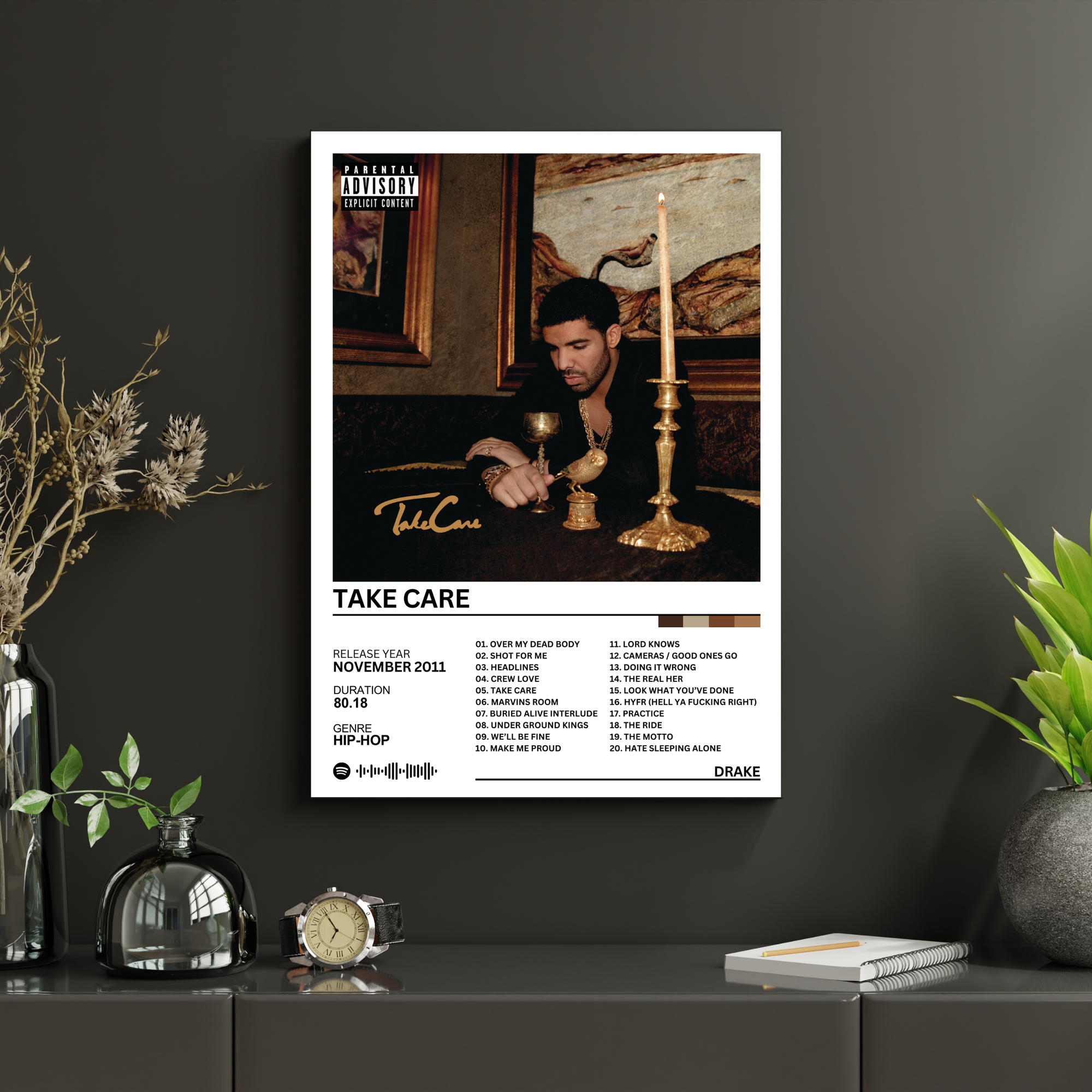 Take Care - Drake | PosterStudio Album Collection