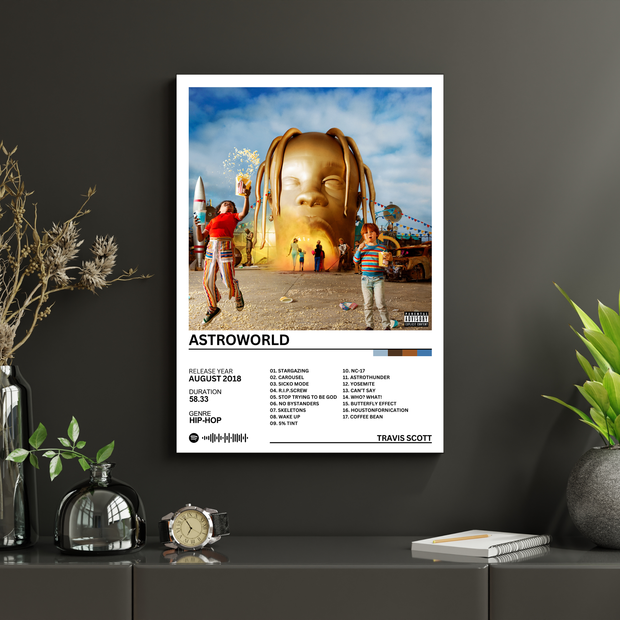 Astroworld - Travis Scott | PosterStudio Album Collection