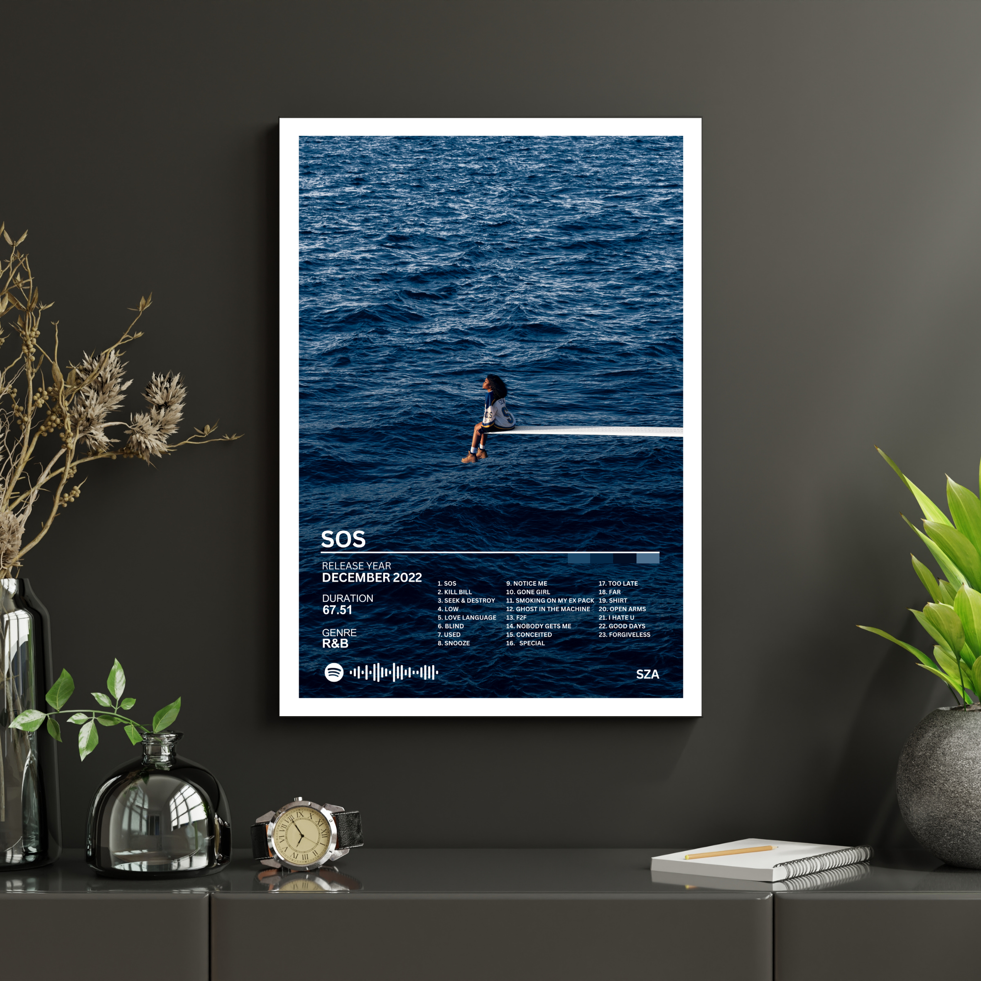 SOS - SZA 2 | PosterStudio Album Collection