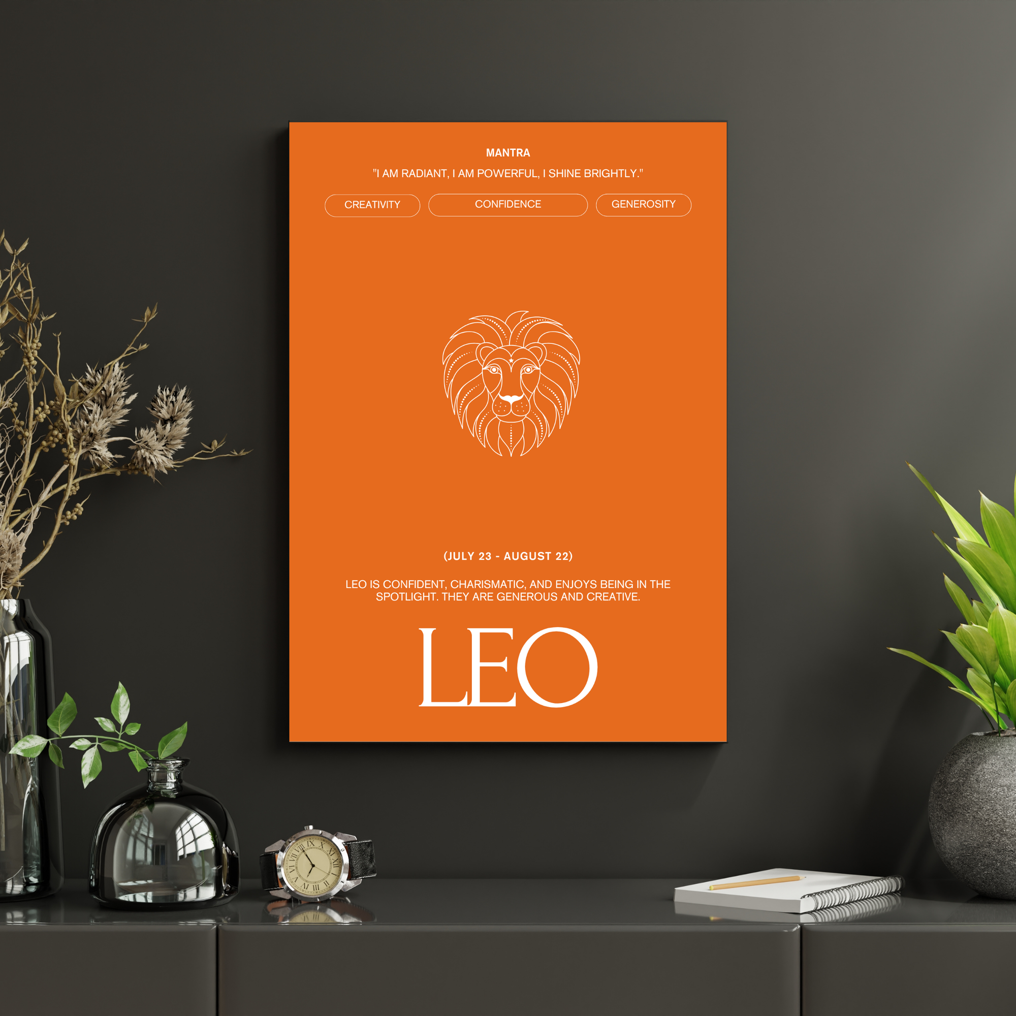 Leo | PosterStudio Zodiac Collection