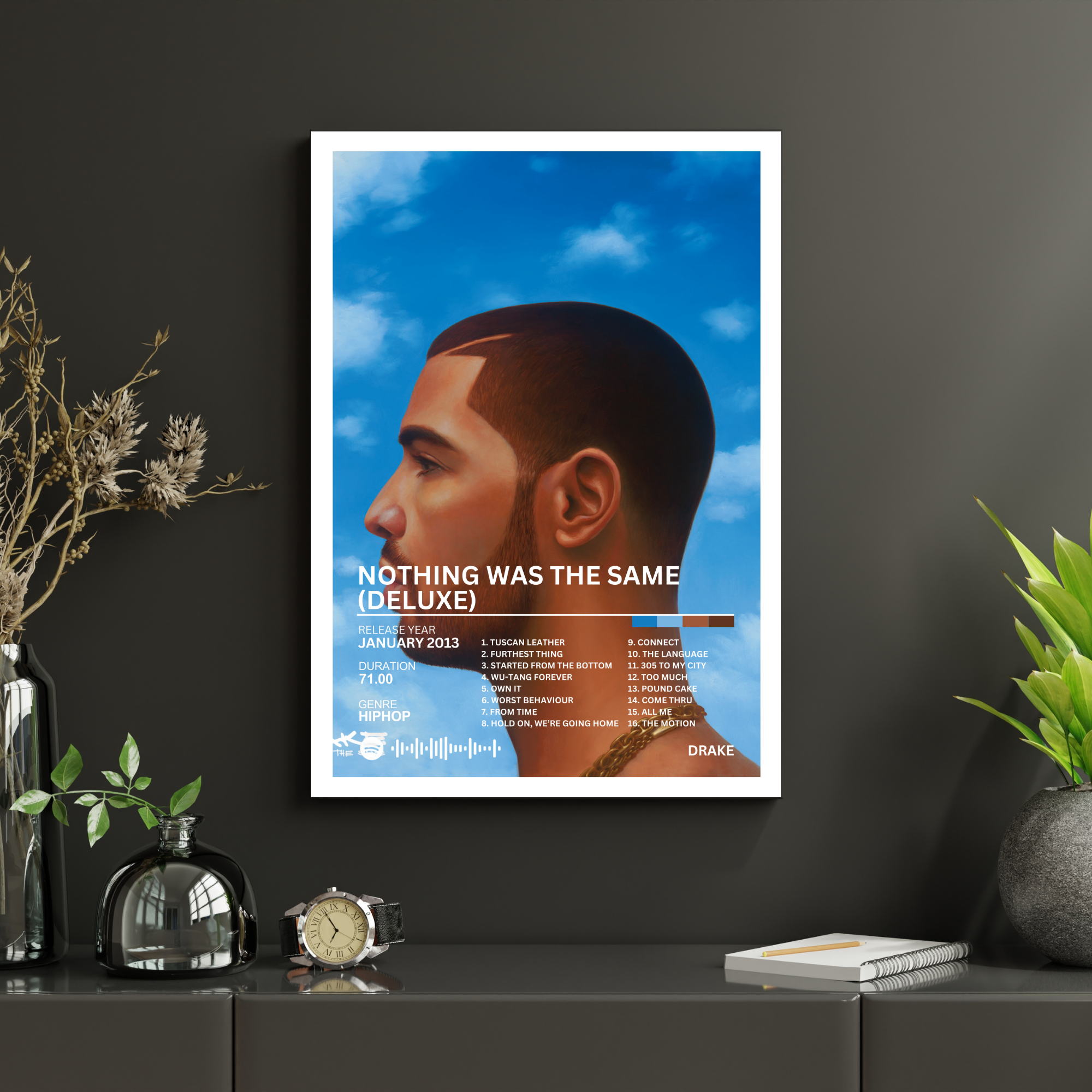 Nothing was the Same Deluxe - Drake 2 | PosterStudio Album Collection