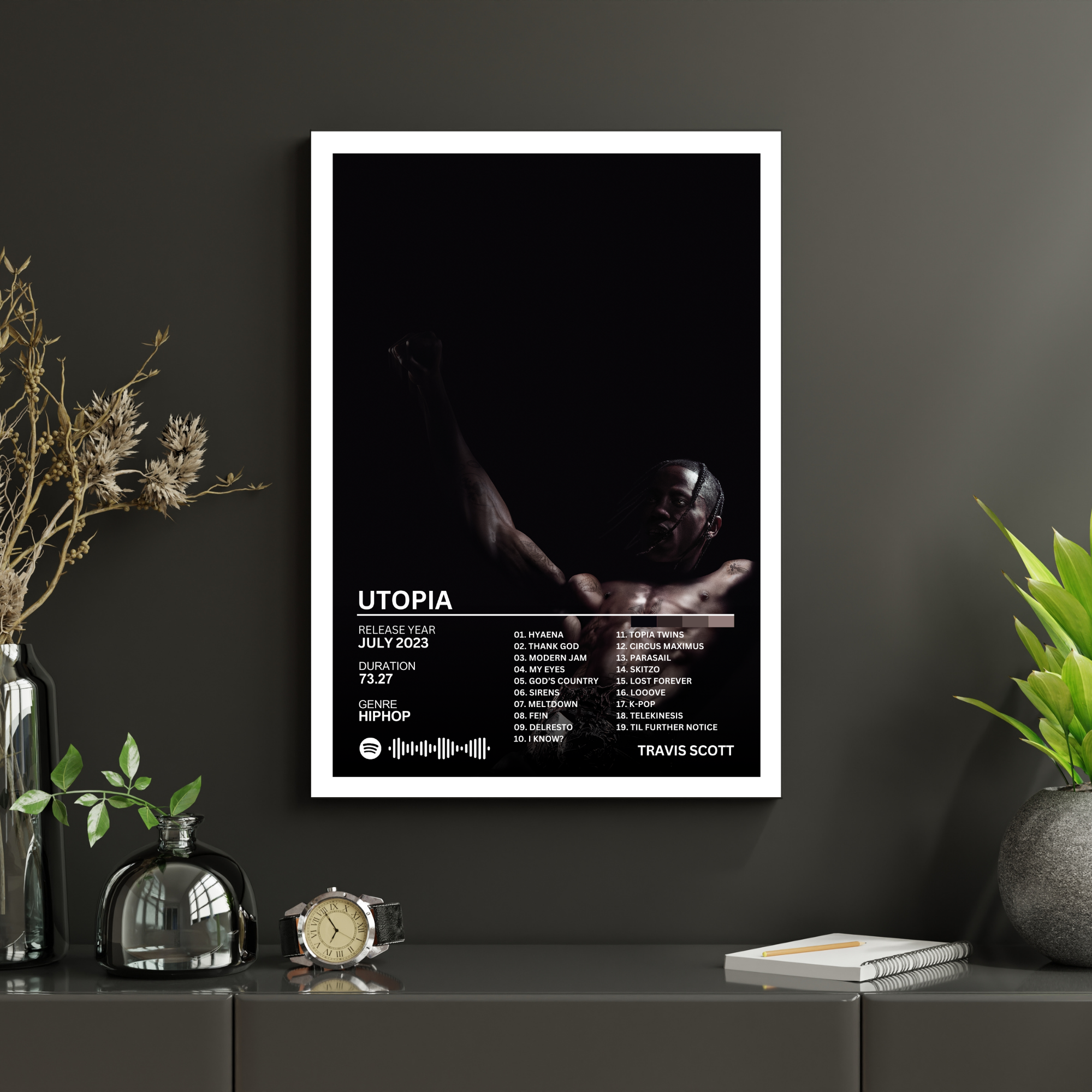 Utopia - Travis Scott 2 | PosterStudio Album Collection