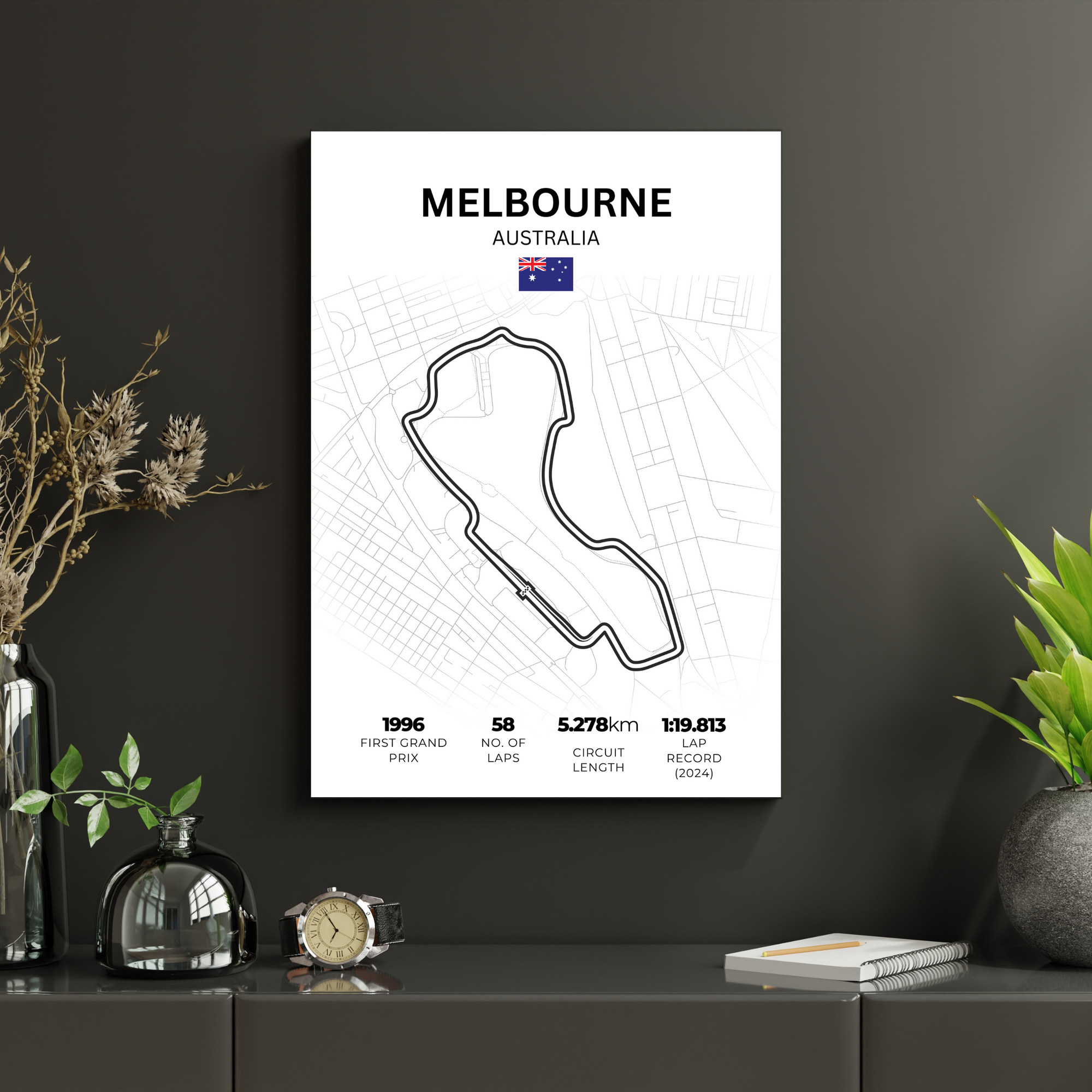 Melbourne | PosterStudio Formula One Collection
