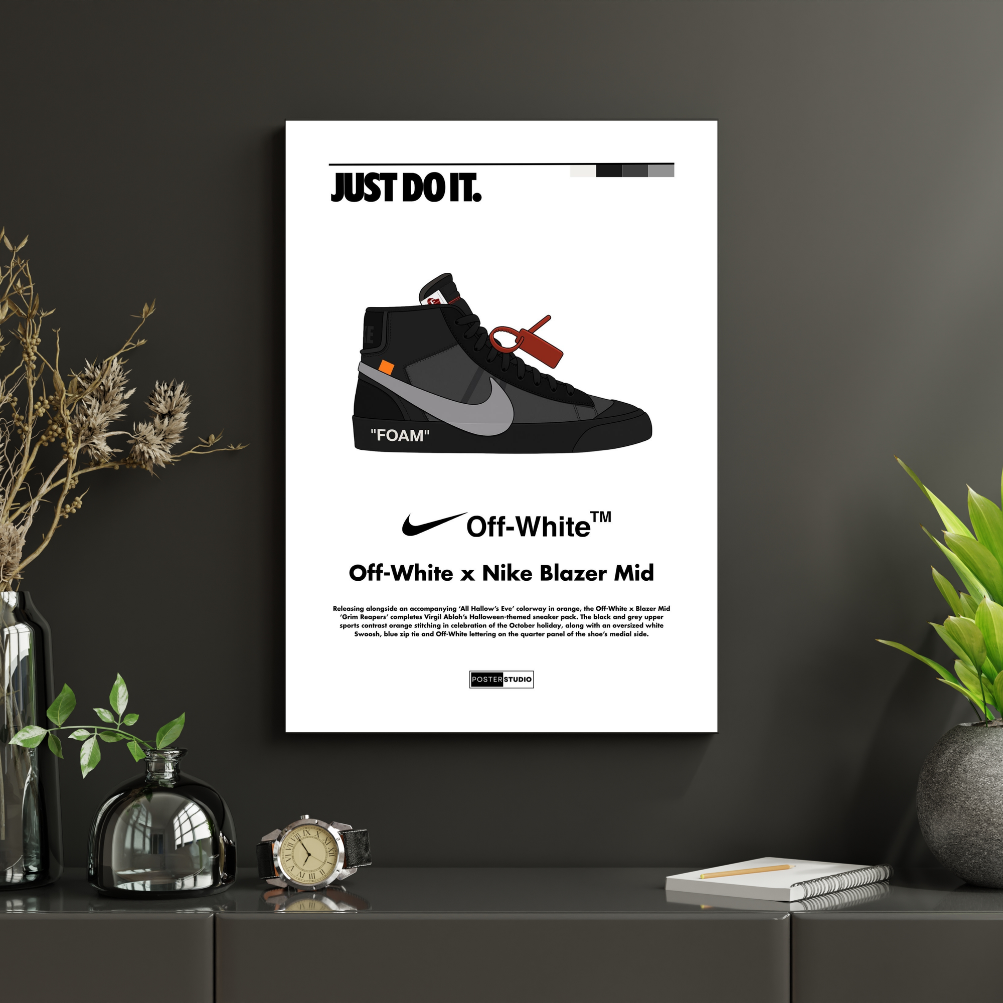 Nike x Off-White 'Blazer Mids' | PosterStudio Sneaker Collection