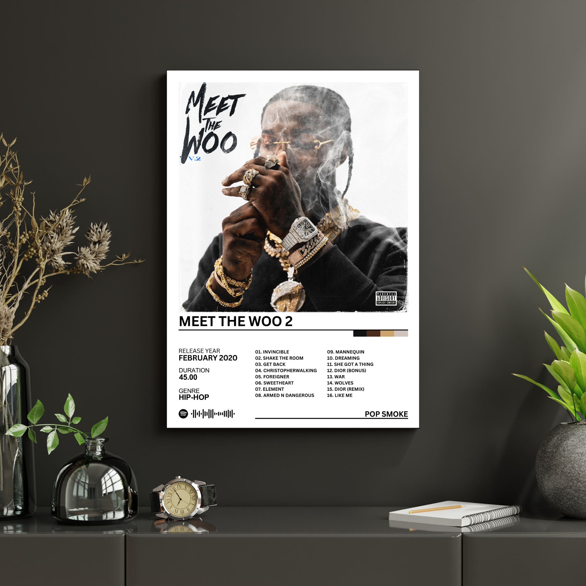 Meet the Woo 2 - Pop Smoke | PosterStudio Album Collection
