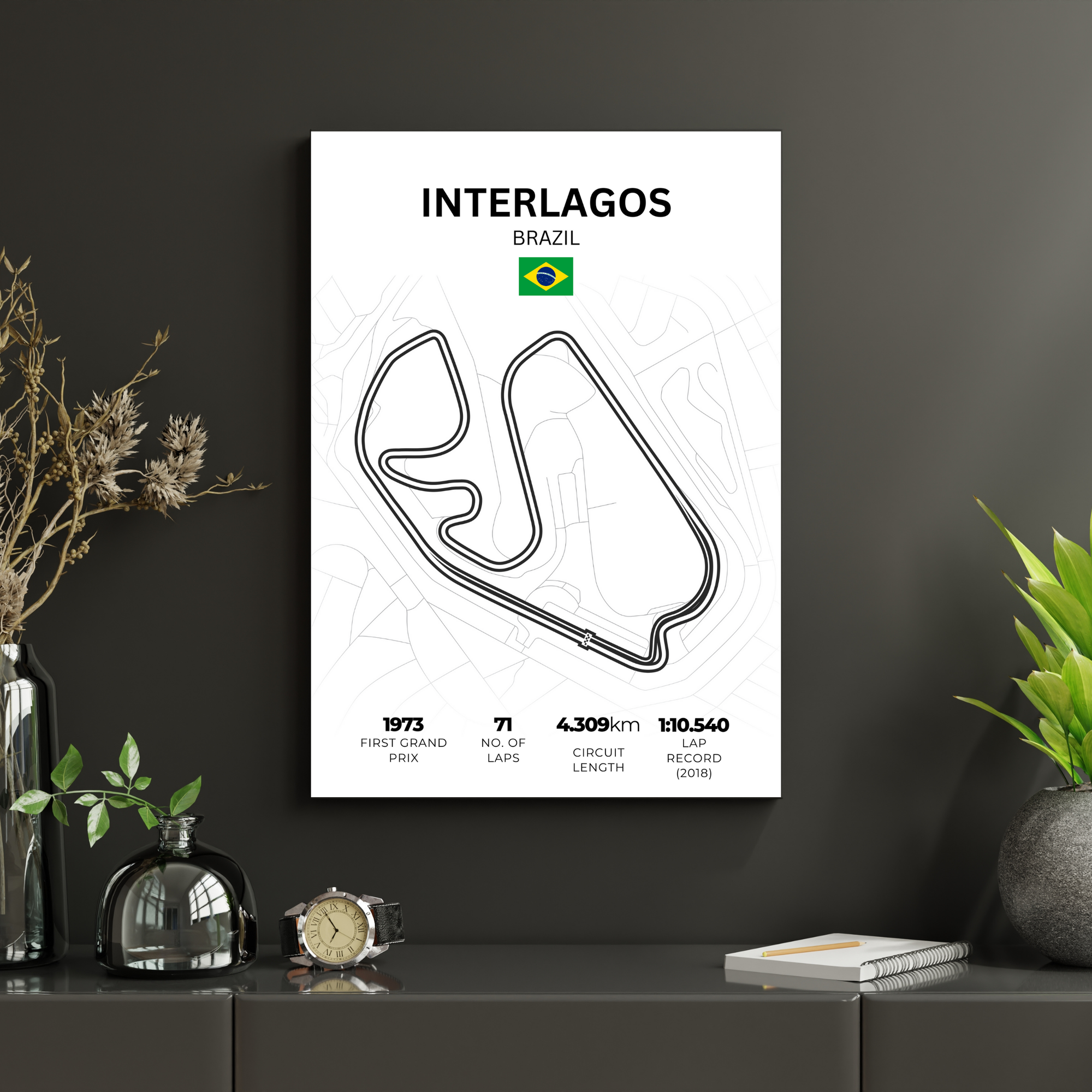 Interlagos | PosterStudio Formula One Collection