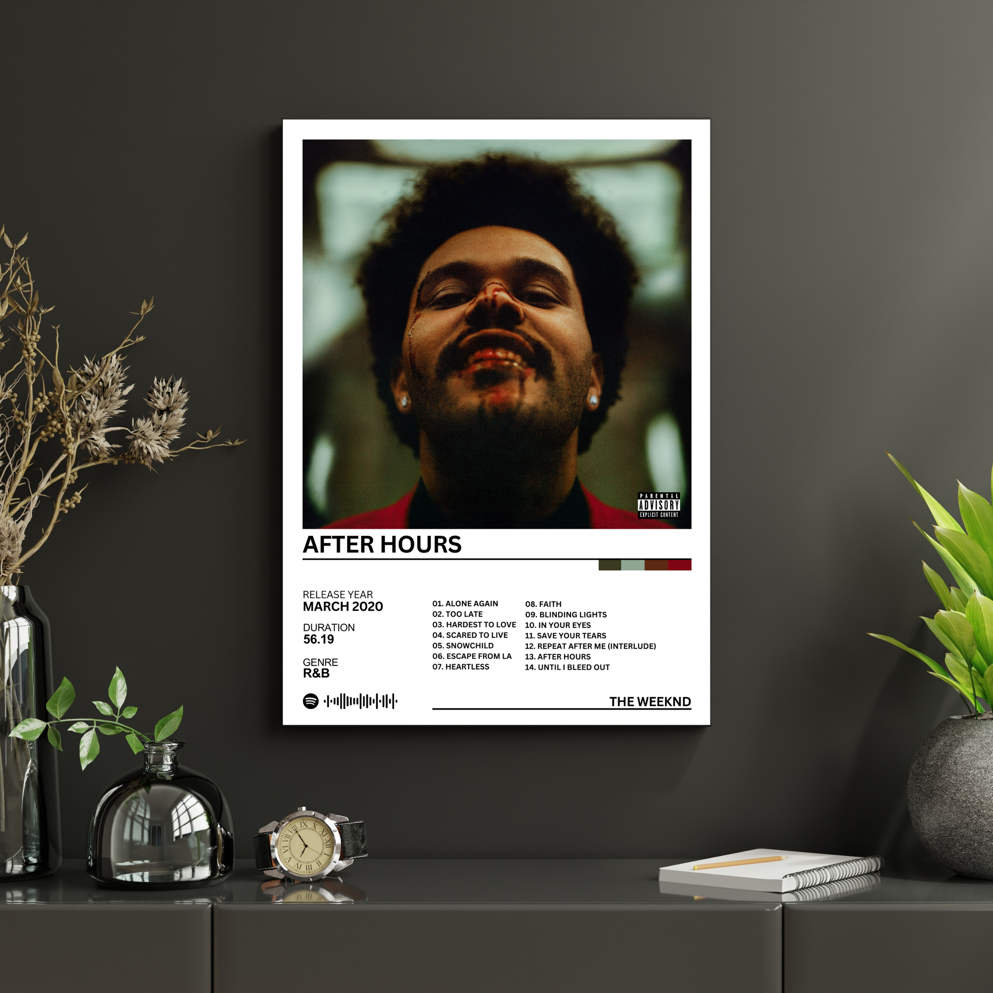 After Hours - The Weeknd | PosterStudio Album Collection