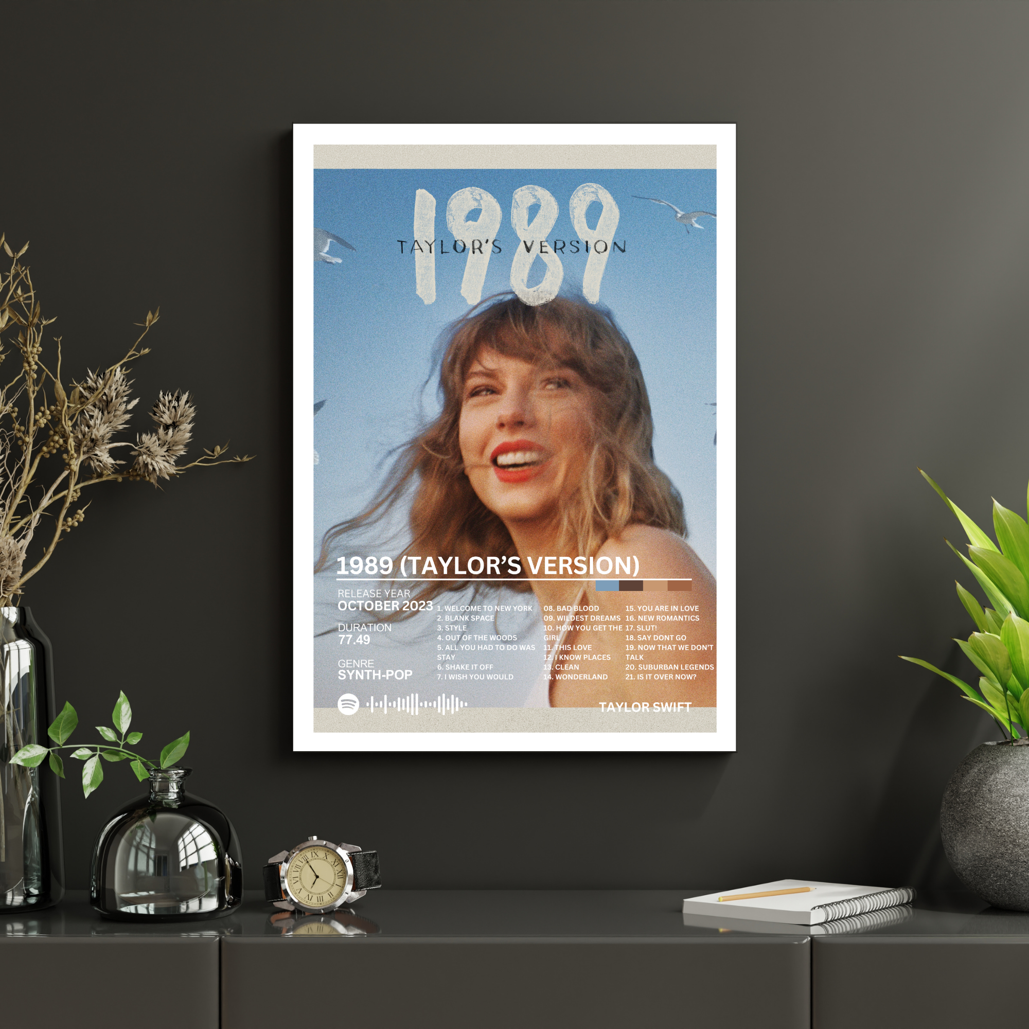 1989 - Taylor Swift 2 | PosterStudio Album Collection