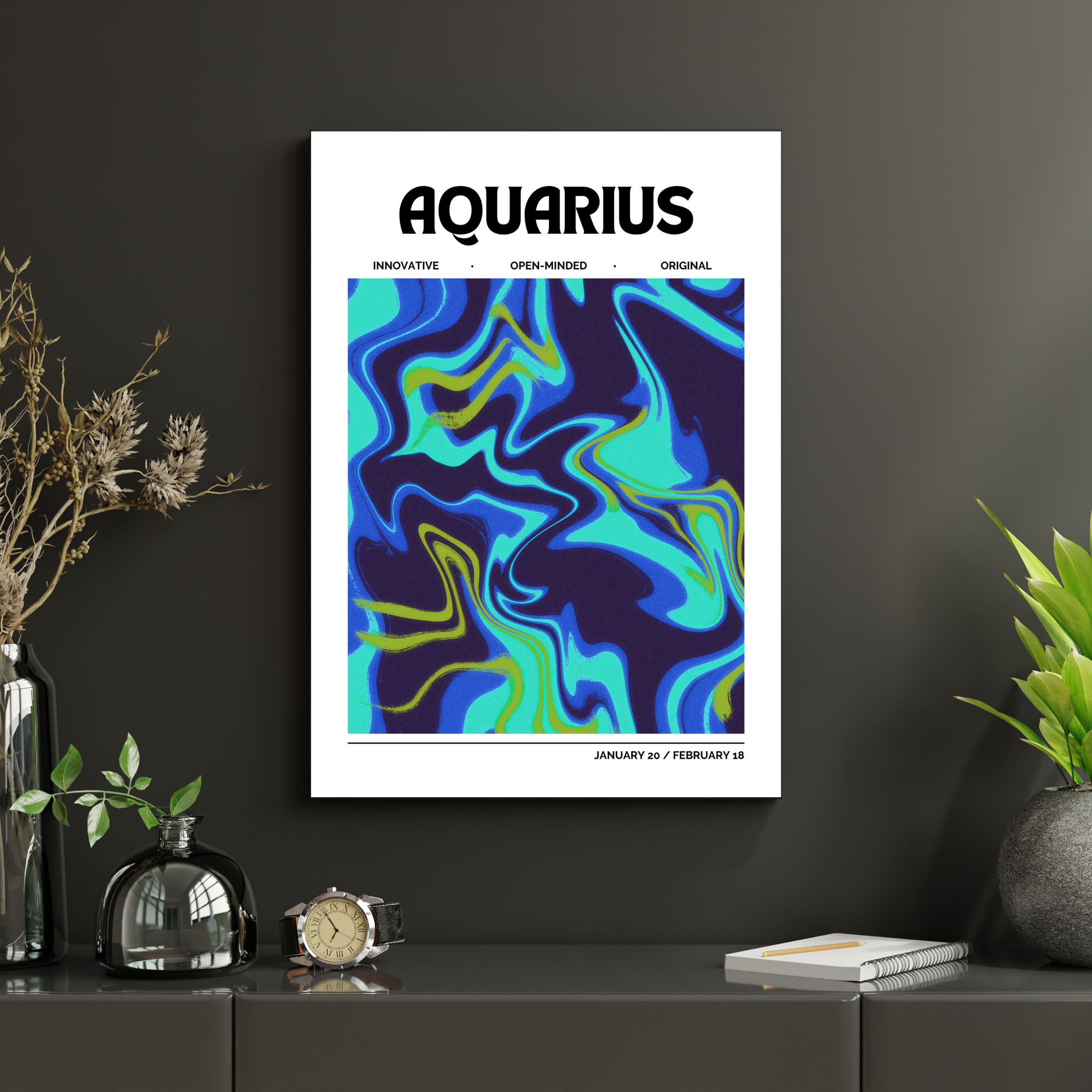 Aquarius 2 | PosterStudio Zodiac Collection