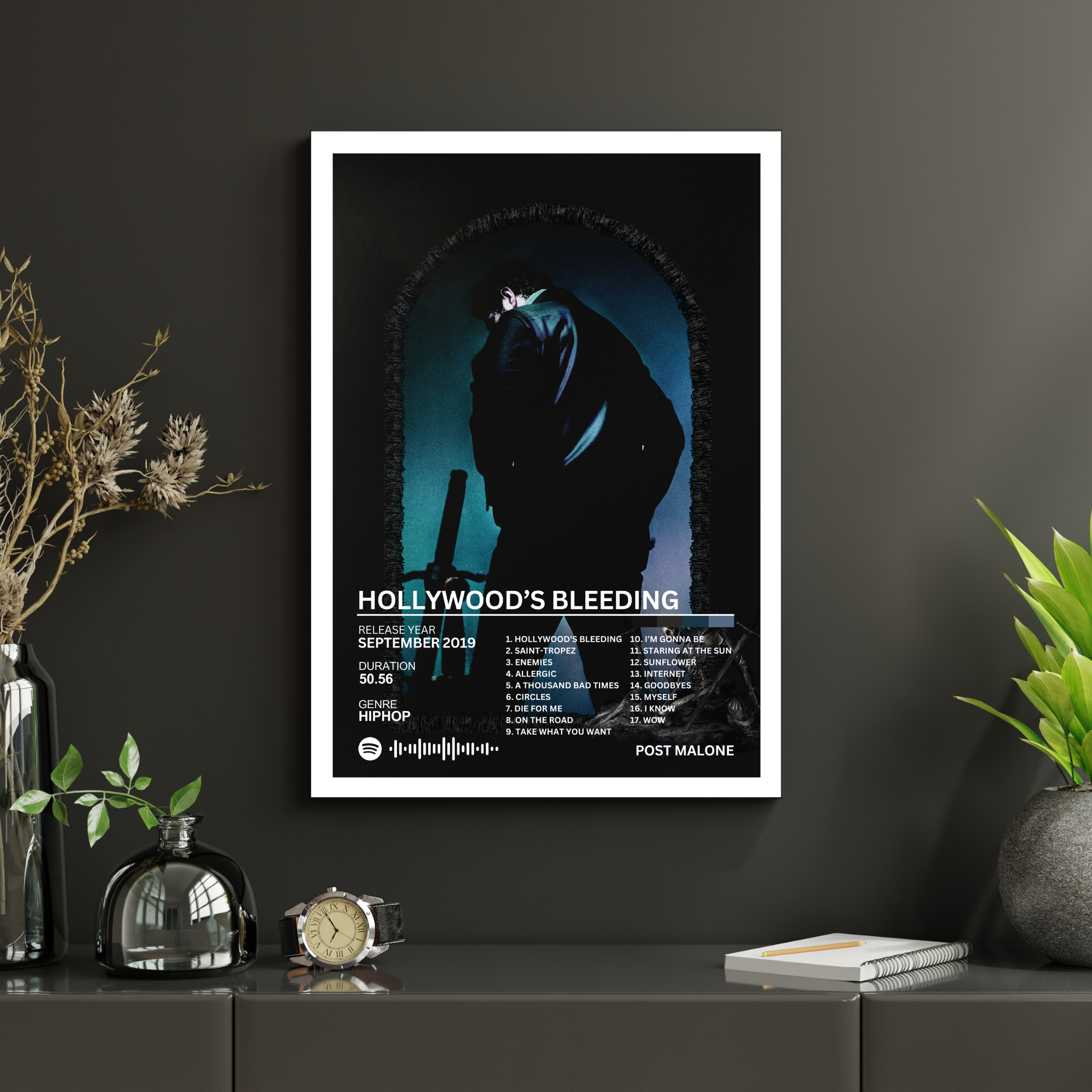 Hollywood's Bleeding - Post Malone 2 | PosterStudio Album Collection